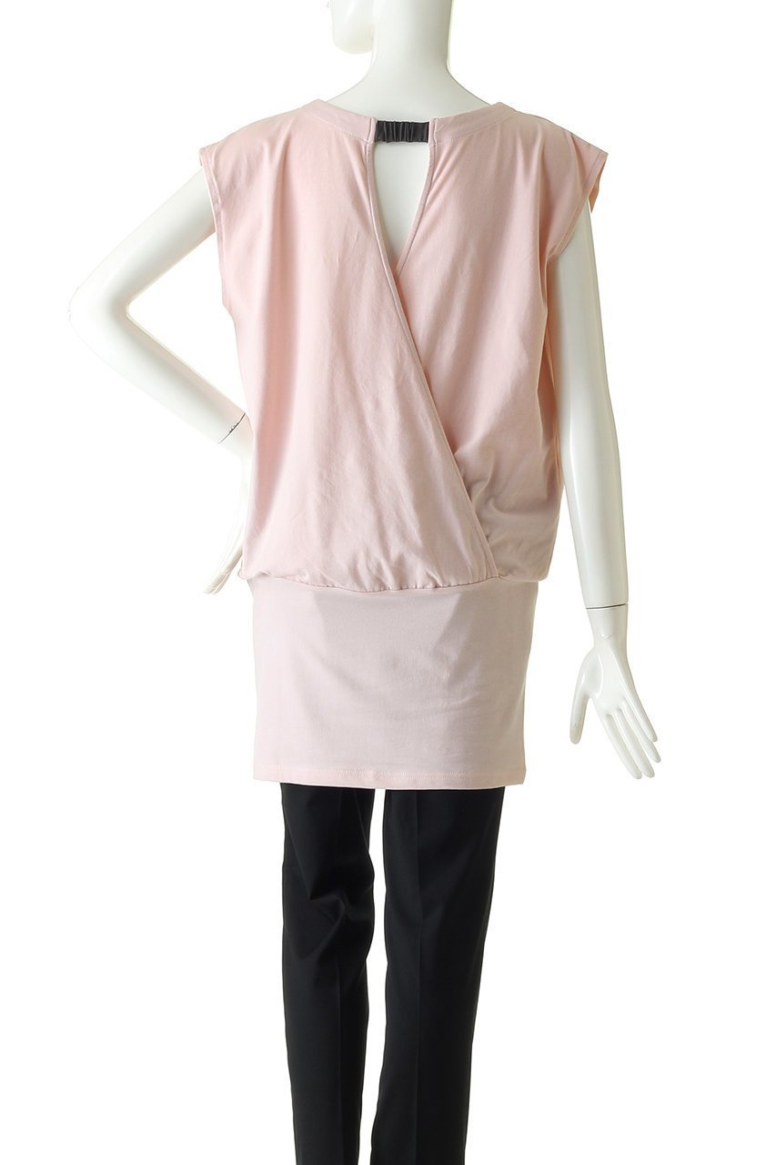 【ジュリエ/Julier】のコットンベア天バッククロスチュニック 人気、トレンドファッション・服の通販 founy(ファニー) 　ファッション　Fashion　レディースファッション　Fashion for Women　トップス・カットソー　Cut & Sew Tops　スポーツウェア　Functional & Stylish Sportswear　スポーツ トップス　Athletic Tops / Workout Tops / Training Shirts　シンプル　Simple, Minimal　スポーツ　Sports, Activewear　チュニック　Tunic, Long Top　フェミニン　Feminine, Girly　ヨガ　Yoga, Yoga Wear　定番　Standard, Basic Item　other-4|ID: prp329100000044420 ipo3291000000031436542