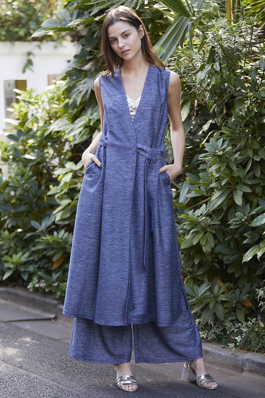 【ジュリエ/Julier】のリネンカルゼコートワンピース 人気、トレンドファッション・服の通販 founy(ファニー) 　ファッション　Fashion　レディースファッション　WOMEN　アウター　Coat Outerwear　コート　Coats　ワンピース　Dress　チュニック　Tunic　チュニック　Tunic　トレンド　Trend　ラップ　Wrap　リネン　Linen　ロング　Long　定番　Standard　other-7|ID: prp329100000044464 ipo3291000000031410025