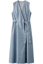 【ジュリエ/Julier】のリネンカルゼコートワンピース ブルー|ID: prp329100000044464 ipo3291000000032904148