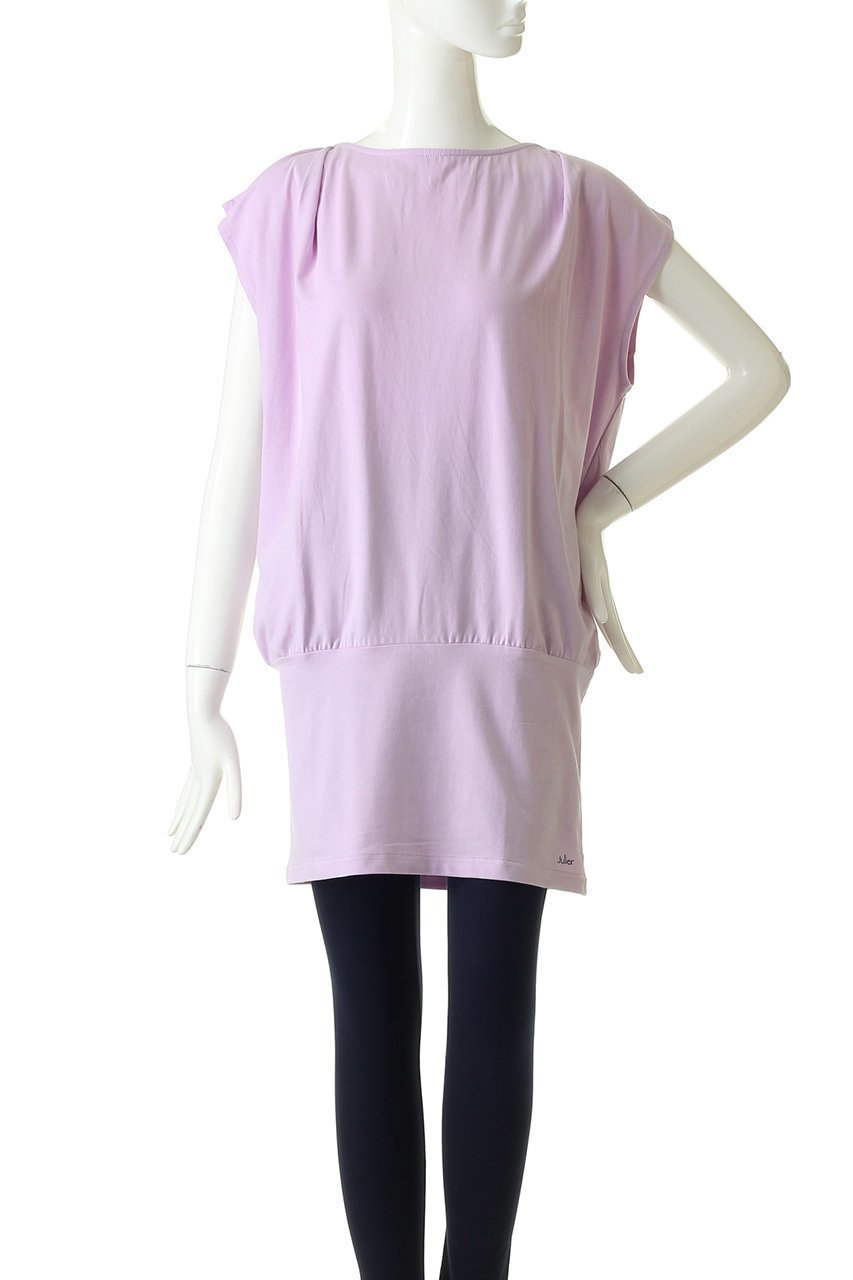 【ジュリエ/Julier】のコットンベア天バッククロスチュニック 人気、トレンドファッション・服の通販 founy(ファニー) 　ファッション　Fashion　レディースファッション　WOMEN　トップス・カットソー　Tops/Tshirt　スポーツウェア　Sportswear　スポーツ トップス　Sports Tops　おすすめ　Recommend　インナー　Inner　スポーツ　Sports　チュニック　Tunic　フィット　Fit　ヨガ　Yoga　リラックス　Relax　定番　Standard　other-2|ID: prp329100000044499 ipo3291000000031437123