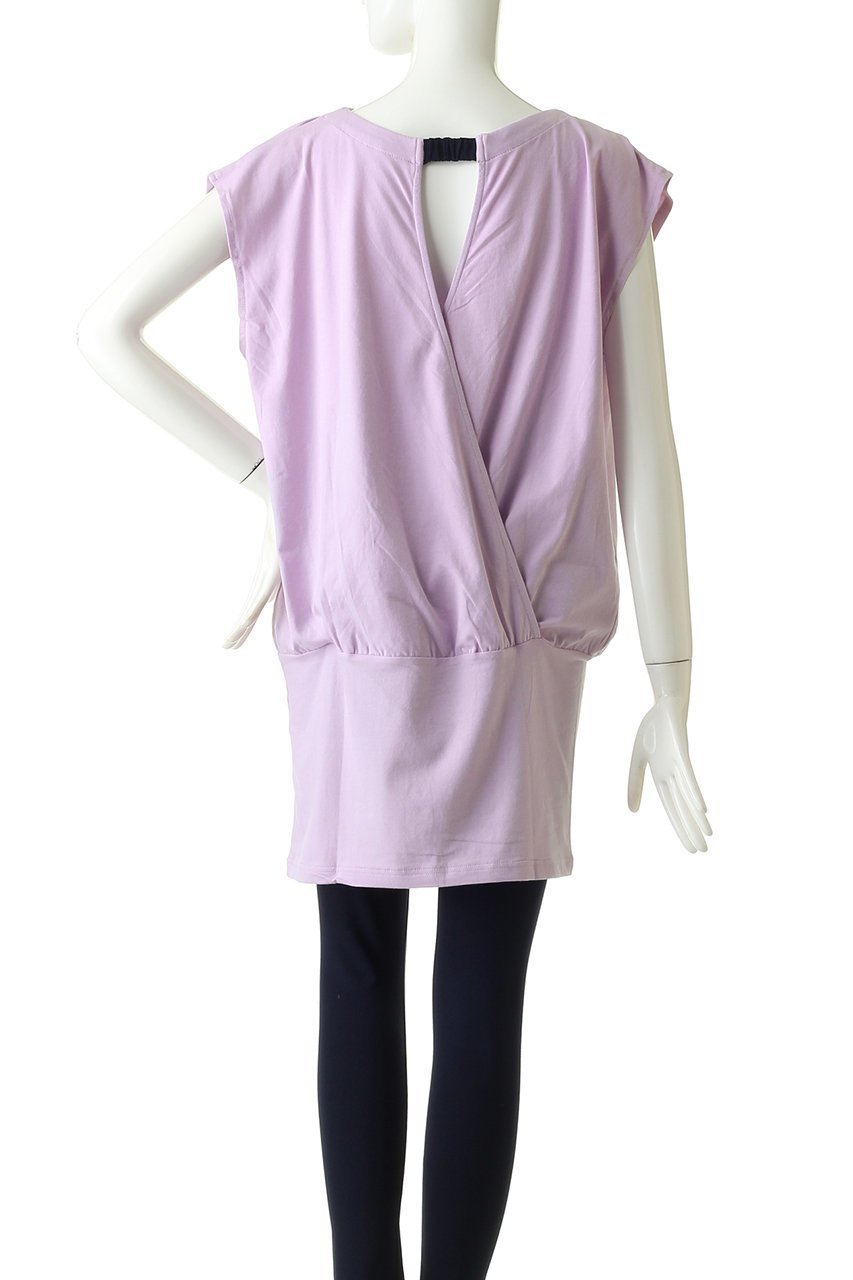 【ジュリエ/Julier】のコットンベア天バッククロスチュニック 人気、トレンドファッション・服の通販 founy(ファニー) 　ファッション　Fashion　レディースファッション　WOMEN　トップス・カットソー　Tops/Tshirt　スポーツウェア　Sportswear　スポーツ トップス　Sports Tops　おすすめ　Recommend　インナー　Inner　スポーツ　Sports　チュニック　Tunic　フィット　Fit　ヨガ　Yoga　リラックス　Relax　定番　Standard　other-4|ID: prp329100000044499 ipo3291000000031437128