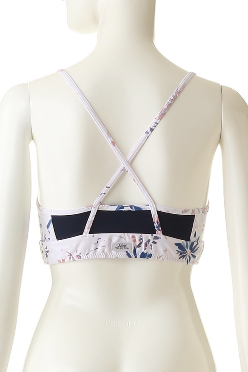 【ジュリエ/Julier】のshine flower printブラトップ【水陸両用】 人気、トレンドファッション・服の通販 founy(ファニー) 　ファッション　Fashion　レディースファッション　WOMEN　トップス・カットソー　Tops/Tshirt　スポーツウェア　Sportswear　スポーツ トップス　Sports Tops　スポーツ　Sports　フォルム　Form　フラワー　Flower　プリント　Print　メッシュ　Mesh　ヨガ　Yoga　定番　Standard　other-4|ID: prp329100000044525 ipo3291000000031447778