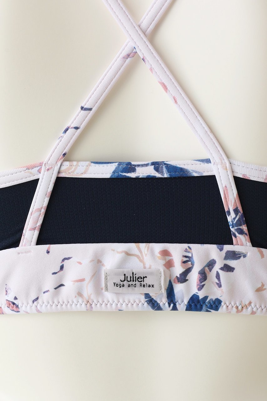 【ジュリエ/Julier】のshine flower printブラトップ【水陸両用】 人気、トレンドファッション・服の通販 founy(ファニー) 　ファッション　Fashion　レディースファッション　WOMEN　トップス・カットソー　Tops/Tshirt　スポーツウェア　Sportswear　スポーツ トップス　Sports Tops　スポーツ　Sports　フォルム　Form　フラワー　Flower　プリント　Print　メッシュ　Mesh　ヨガ　Yoga　定番　Standard　other-6|ID: prp329100000044525 ipo3291000000031447782
