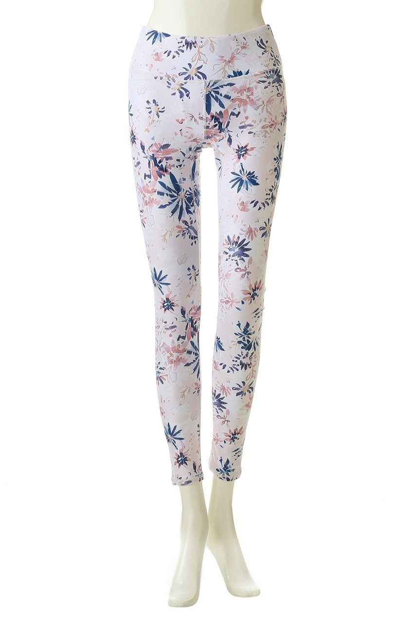 【ジュリエ/Julier】のshine flower printレギンス【水陸両用】 人気、トレンドファッション・服の通販 founy(ファニー) 　ファッション　Fashion　レディースファッション　WOMEN　パンツ　Pants　レギンス　Leggings　ストレッチ　Stretch　スポーツ　Sports　フィット　Fit　フラワー　Flower　プリント　Print　ヨガ　Yoga　ランニング　Running　レギンス　Leggings　定番　Standard　other-2|ID: prp329100000044555 ipo3291000000031436636
