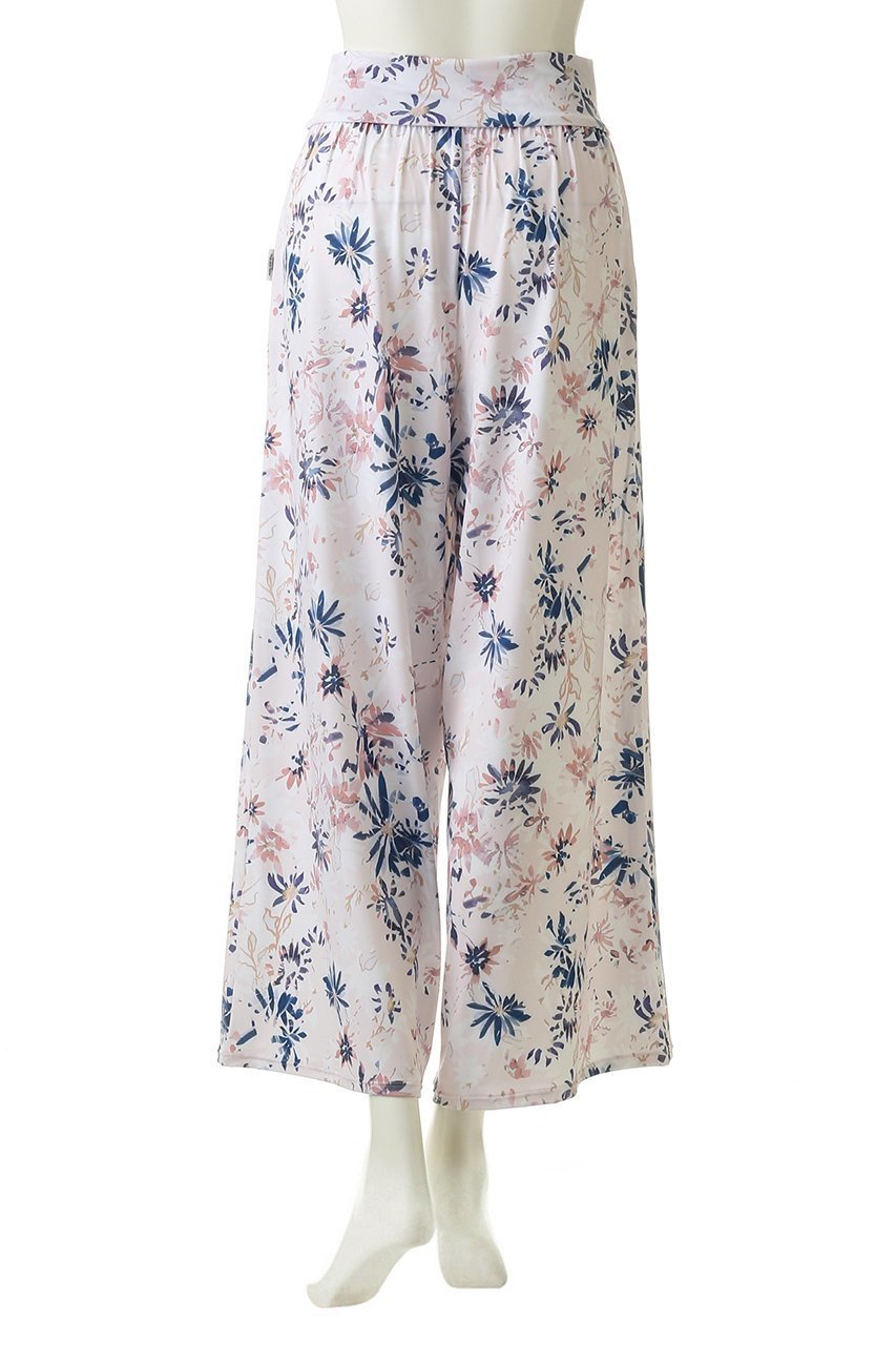 【ジュリエ/Julier】のshine flower printギャザーパンツ 人気、トレンドファッション・服の通販 founy(ファニー) 　ファッション　Fashion　レディースファッション　WOMEN　パンツ　Pants　スポーツウェア　Sportswear　スポーツ パンツ　Sports Pants　ギャザー　Gather　ストレッチ　Stretch　スポーツ　Sports　ファブリック　Fabric　フラワー　Flower　プリント　Print　ヨガ　Yoga　リラックス　Relax　レギンス　Leggings　ワイド　Wide　定番　Standard　other-4|ID: prp329100000044560 ipo3291000000031436618