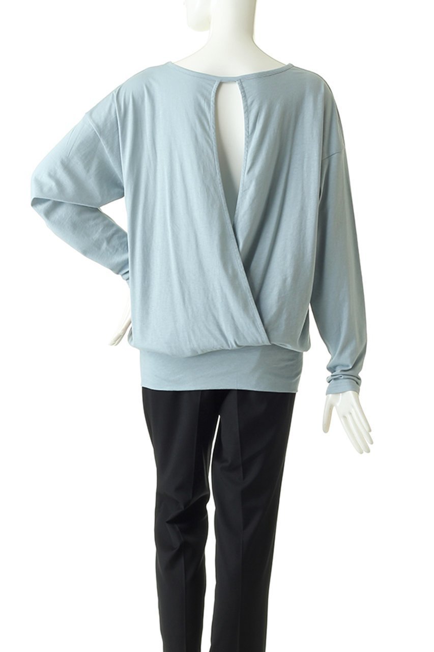 【ジュリエ/Julier】のカシミア天竺ロングスリーブプルオーバー 人気、トレンドファッション・服の通販 founy(ファニー) 　ファッション　Fashion　レディースファッション　WOMEN　トップス・カットソー　Tops/Tshirt　プルオーバー　Pullover　スポーツウェア　Sportswear　スポーツ トップス　Sports Tops　カシミア　Cashmere　カシミヤ　Cashmere　スポーツ　Sports　スリット　Slit　フィット　Fit　定番　Standard　other-4|ID: prp329100000044573 ipo3291000000031436733