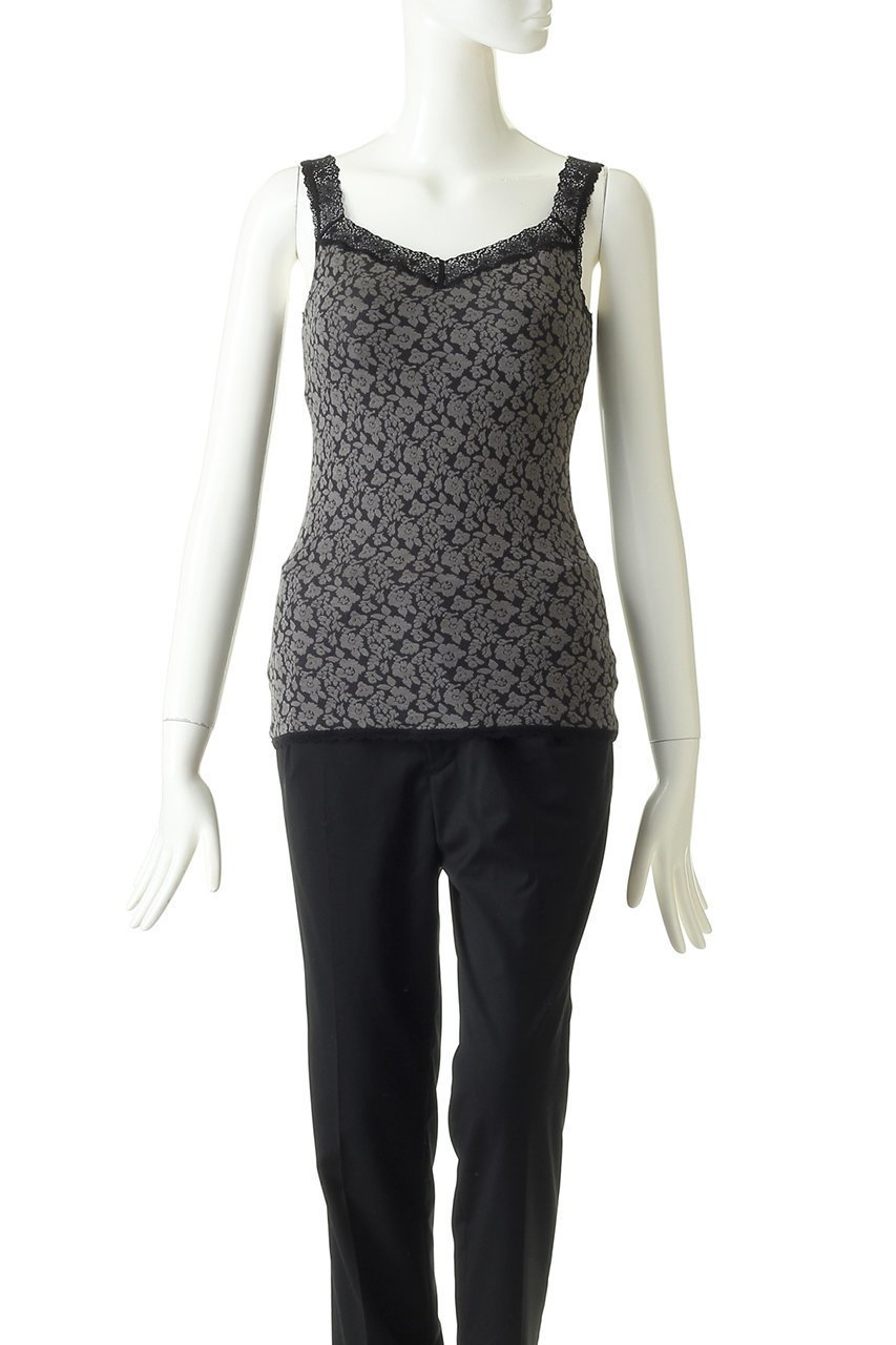 【キッドブルー/KID BLUE】のシルエットフラワーJQ カップ付キャミ 人気、トレンドファッション・服の通販 founy(ファニー) 　ファッション　Fashion　レディースファッション　Fashion for Women　下着・ランジェリー　Lingerie & Intimates　その他ランジェリー・インナーアイテム　Other Lingerie / Intimates　おすすめ　Recommended / Our Picks　インナー　Innerwear　キャミ　Camisole, Cami Top　キャミソール　Camisole, Spaghetti Strap Top　セットアップ　Set-Up, Coordinated Outfit　フェミニン　Feminine, Girly　フラワー　Flower, Floral　ランジェリー　Lingerie, Intimate Wear　レース　Lace, Lace Fabric　防寒　Cold Protection, Winter-Ready　other-2|ID: prp329100000046828 ipo3291000000036031877