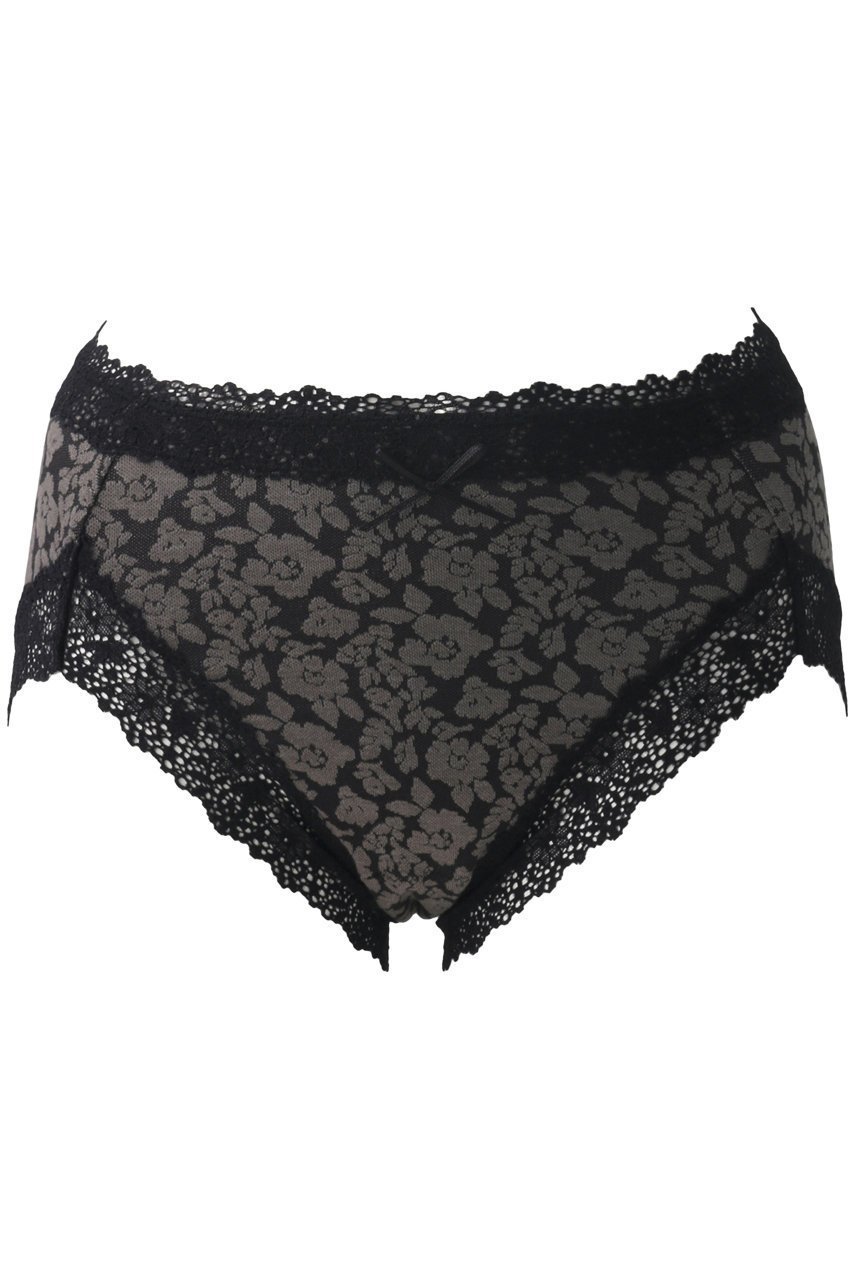 【キッドブルー/KID BLUE】のシルエットフラワーJQ ショーツ インテリア・キッズ・メンズ・レディースファッション・服の通販 founy(ファニー) 　ファッション　Fashion　レディースファッション　Fashion for Women　下着・ランジェリー　Lingerie & Intimates　ショーツ・ランジェリー用ボトムス　Panties / Briefs / Lingerie Bottoms　おすすめ　Recommended / Our Picks　ショーツ　Shorts, Short Pants　セットアップ　Set-Up, Coordinated Outfit　フェミニン　Feminine, Girly　フラワー　Flower, Floral　ランジェリー　Lingerie, Intimate Wear　レース　Lace, Lace Fabric　防寒　Cold Protection, Winter-Ready　ブラック|ID: prp329100000046847 ipo3291000000035924837