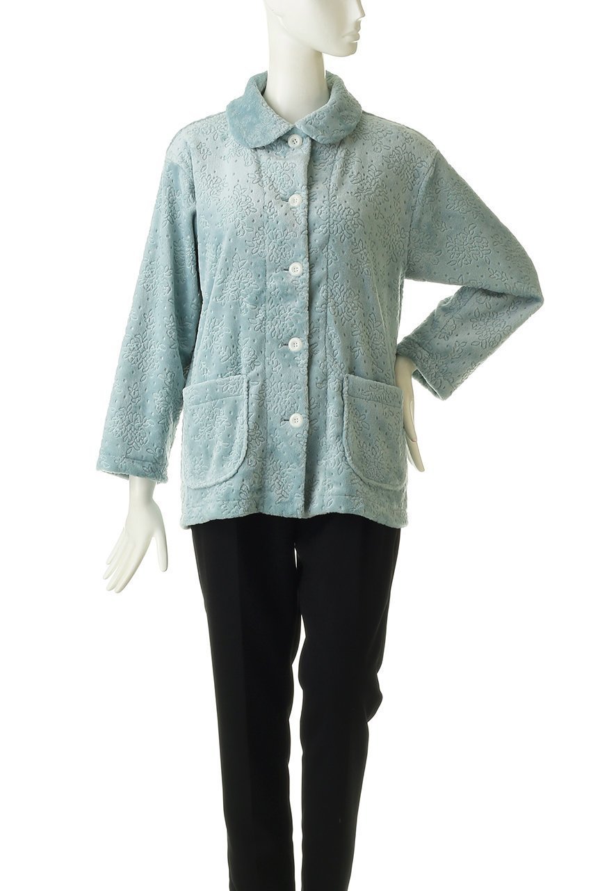 【キッドブルー/KID BLUE / GOODS】のシャギーエンボスレース トップ 人気、トレンドファッション・服の通販 founy(ファニー) 　おすすめ　Recommended / Our Picks　セットアップ　Set-Up, Coordinated Outfit　パジャマ　Pajamas, Sleepwear　フェミニン　Feminine, Girly　フラワー　Flower, Floral　リラックス　Relax, Relaxed Fit　定番　Standard, Basic Item　A/W・秋冬　Autumn/Winter　other-2|ID: prp329100000046957 ipo3291000000032832377
