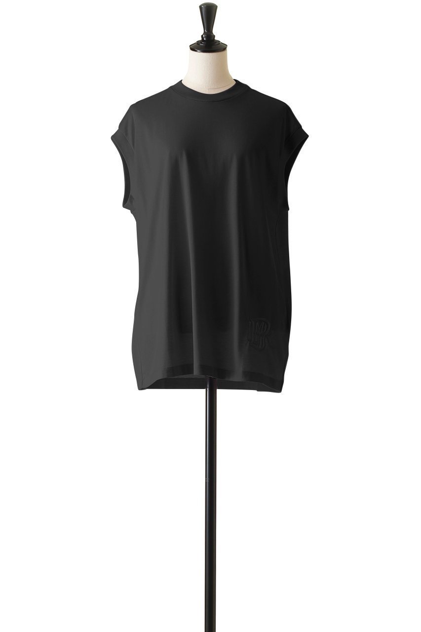 【ブラミンク/BLAMINK】の【BLMK】コットンクルーネック 刺繍 ノースリーブTシャツ 人気、トレンドファッション・服の通販 founy(ファニー) 　ファッション　Fashion　レディースファッション　Fashion for Women　トップス・カットソー　Cut & Sew Tops　キャミソール&ノースリーブ　Camisoles & Sleeveless Tops　シャツ・ブラウス・オフィスカジュアル　Elegant Blouses & Button-Ups　ロングTシャツ・Tシャツ　Longline T-Shirts & Tees　カットソー・ベーシックTシャツ　Cut-and-Sewn Tops / Stretch Tees & Basics　キャミソール　Camisole, Spaghetti Strap Top　シルク　Silk, 100% Silk　スリーブ　Sleeve, Long Sleeve / Short Sleeve　タンク　Tank Top, Sleeveless Top　ノースリーブ　Sleeveless, No-Sleeve　フレンチ　French, French Style　定番　Standard, Basic Item　other-2|ID: prp329100000047537 ipo3291000000035809568