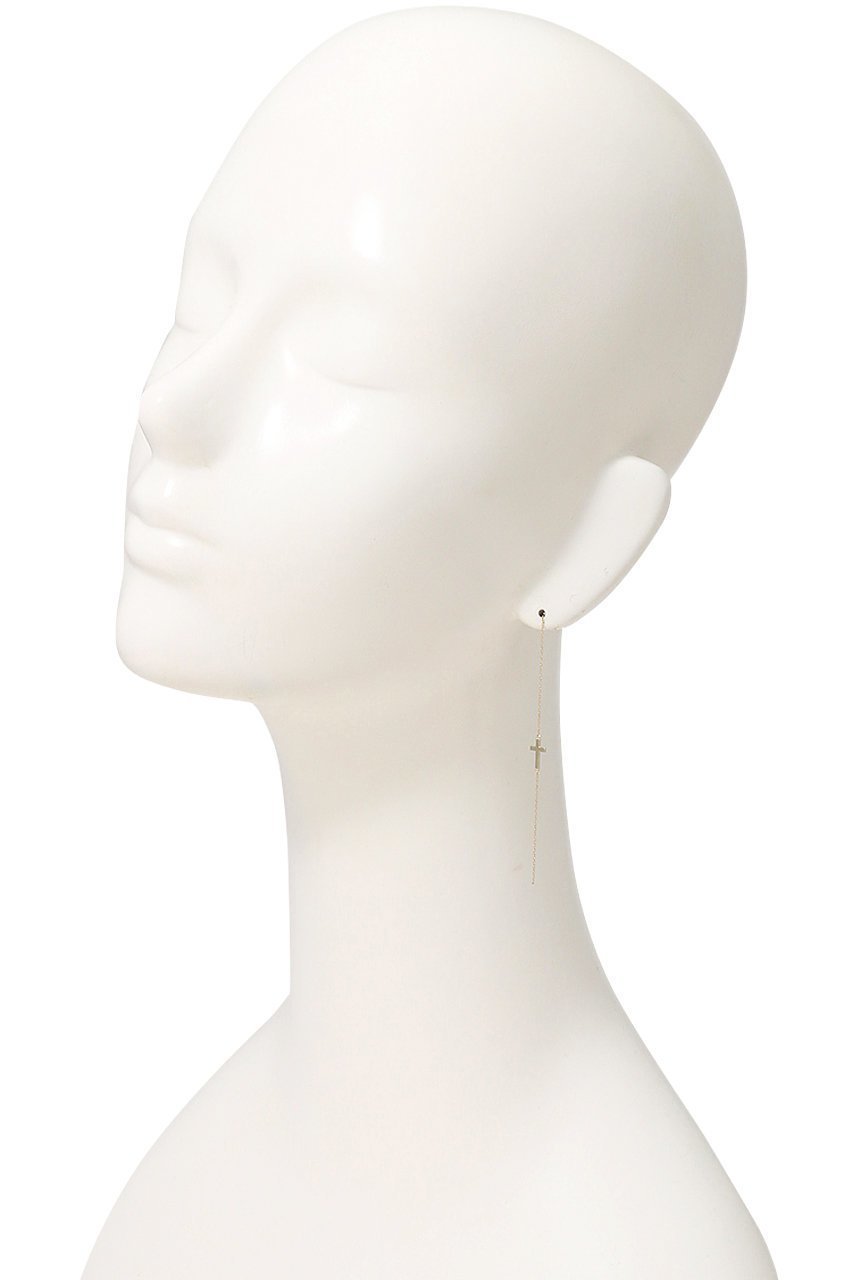 【ルボンボン/les bonbon】のcross chain ピアス(片耳用) 人気、トレンドファッション・服の通販 founy(ファニー) 　ファッション　Fashion　レディースファッション　Fashion for Women　ジュエリー　Jewelry　ファッションリング　Fashion Rings　イヤリング・フープ・ドロップタイプ　Hoop, Drop & Clip Earrings　イヤリング　Earrings　クール　Cool, Chic　チュール　Tulip, Tulip Motif　フェミニン　Feminine, Girly　モダン　Modern, Contemporary　片耳　One-Ear, Single Earring　other-3|ID: prp329100000048196 ipo3291000000031393732