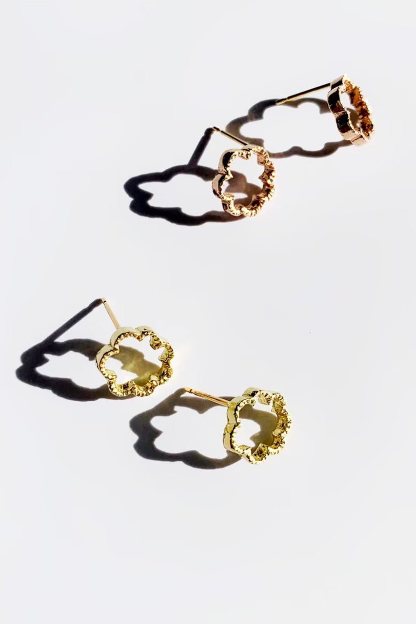 【カオル/KAORU】のMIMOSA K10 ピンクゴールドピアス 人気、トレンドファッション・服の通販 founy(ファニー) 　ファッション　Fashion　レディースファッション　Fashion for Women　ジュエリー　Jewelry　ファッションリング　Fashion Rings　イヤリング・フープ・ドロップタイプ　Hoop, Drop & Clip Earrings　イヤリング　Earrings　エレガント 上品　Elegant　クール　Cool, Chic　シンプル　Simple, Minimal　フォルム　Silhouette, Form　other-6|ID: prp329100000049411 ipo3291000000034070264