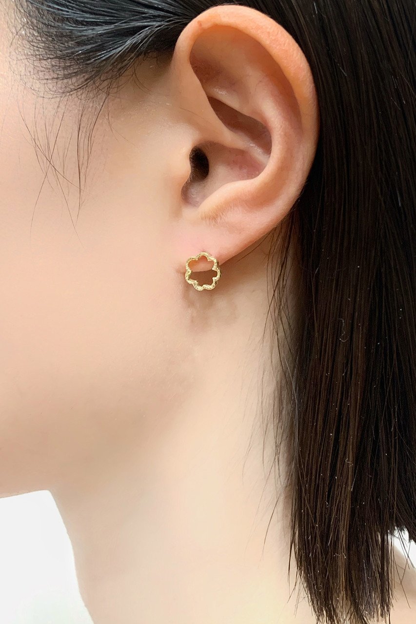 【カオル/KAORU】のMIMOSA K18 イエローゴールドピアス 人気、トレンドファッション・服の通販 founy(ファニー) 　ファッション　Fashion　レディースファッション　Fashion for Women　ジュエリー　Jewelry　ファッションリング　Fashion Rings　イヤリング・フープ・ドロップタイプ　Hoop, Drop & Clip Earrings　イエロー　Yellow　イヤリング　Earrings　クール　Cool, Chic　ジュエリー　Jewelry, Accessories　フォルム　Silhouette, Form　リュクス　Luxury, Elegant, High-End, Chic　other-2|ID: prp329100000049414 ipo3291000000035692712