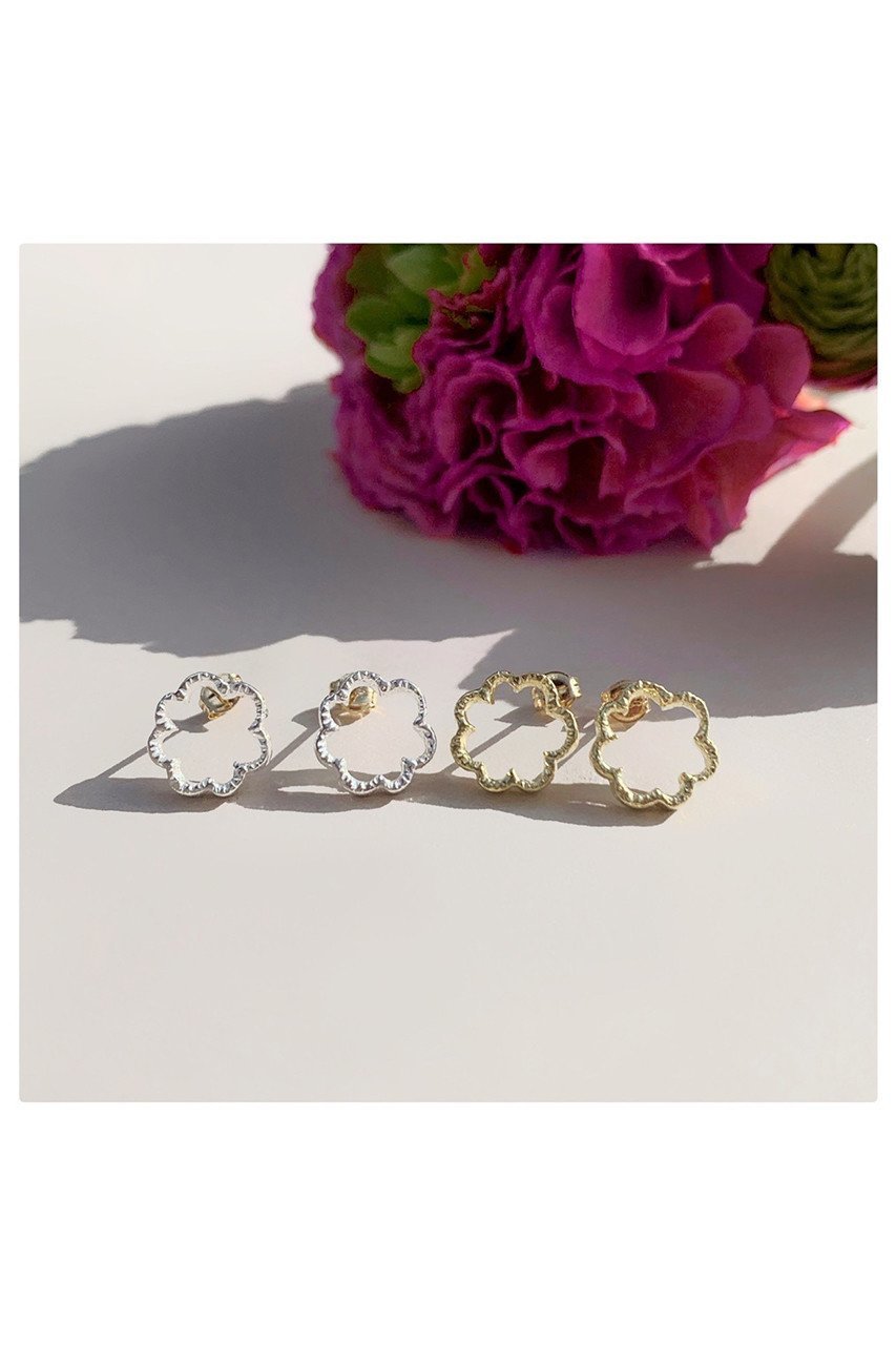 【カオル/KAORU】のMIMOSA K18 イエローゴールドピアス 人気、トレンドファッション・服の通販 founy(ファニー) 　ファッション　Fashion　レディースファッション　Fashion for Women　ジュエリー　Jewelry　ファッションリング　Fashion Rings　イヤリング・フープ・ドロップタイプ　Hoop, Drop & Clip Earrings　イエロー　Yellow　イヤリング　Earrings　クール　Cool, Chic　ジュエリー　Jewelry, Accessories　フォルム　Silhouette, Form　リュクス　Luxury, Elegant, High-End, Chic　other-6|ID: prp329100000049414 ipo3291000000035692716