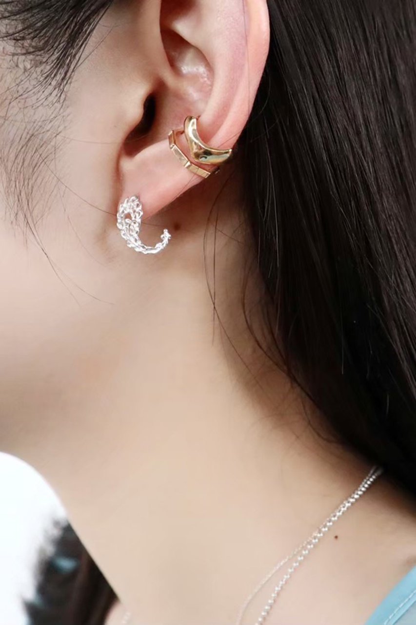 【カオル/KAORU】のPAISLEY シルバーピアス M 人気、トレンドファッション・服の通販 founy(ファニー) 　ファッション　Fashion　レディースファッション　Fashion for Women　ジュエリー　Jewelry　ファッションリング　Fashion Rings　イヤリング・フープ・ドロップタイプ　Hoop, Drop & Clip Earrings　イヤリング　Earrings　インド　Indian Textile　コレクション　Collection, Seasonal Line　シルバー　Silver, Metallic Silver　ペイズリー　Paisley, Ethnic Pattern　リュクス　Luxury, Elegant, High-End, Chic　other-5|ID: prp329100000049448 ipo3291000000034070357