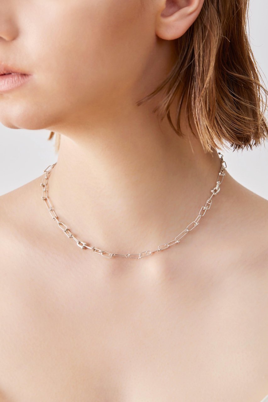 【カオル/KAORU】の【受注生産】BRAID ショートネックレスS 人気、トレンドファッション・服の通販 founy(ファニー) 　ファッション　Fashion　レディースファッション　Fashion for Women　ジュエリー　Jewelry　ネックレス　Necklaces & Pendants　おすすめ　Recommended / Our Picks　ショート　Short, Short Length　シンプル　Simple, Minimal　セットアップ　Set-Up, Coordinated Outfit　チェーン　Chain, Chain Strap　ネックレス　Necklace, Pendant Necklace　手編み　Hand-Knitted, Handmade Knit　other-2|ID: prp329100000049460 ipo3291000000031452989