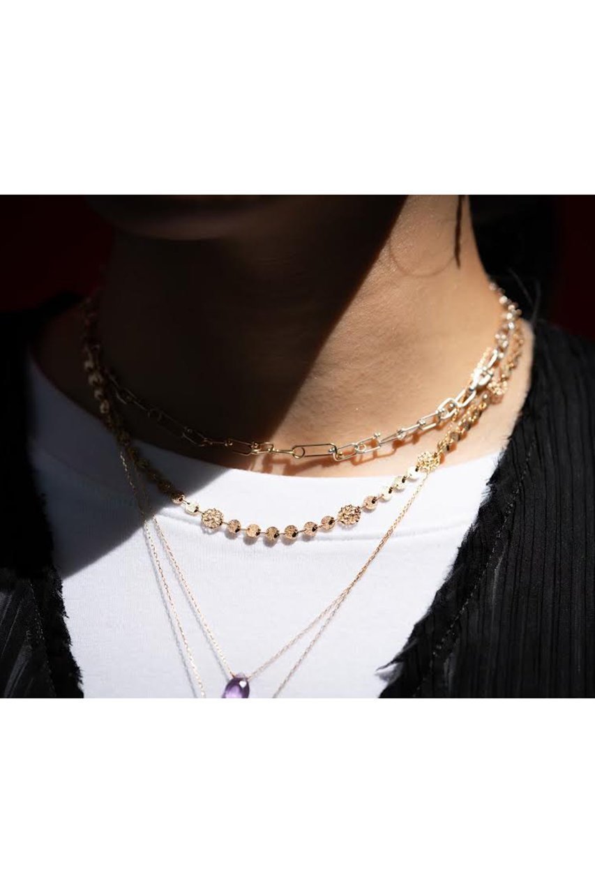 【カオル/KAORU】の【受注生産】ALLIUM K10 ピンクゴールドネックレス 人気、トレンドファッション・服の通販 founy(ファニー) ファッション Fashion レディースファッション Fashion for Women ジュエリー Jewelry ネックレス Necklaces & Pendants シンプル Simple, Minimal チェーン Chain, Chain Strap ネックレス Necklace, Pendant Necklace モチーフ Motif, Design Theme ランダム Random, Irregular 手編み Hand-Knitted, Handmade Knit other-7|ID: prp329100000049466 ipo3291000000034070354