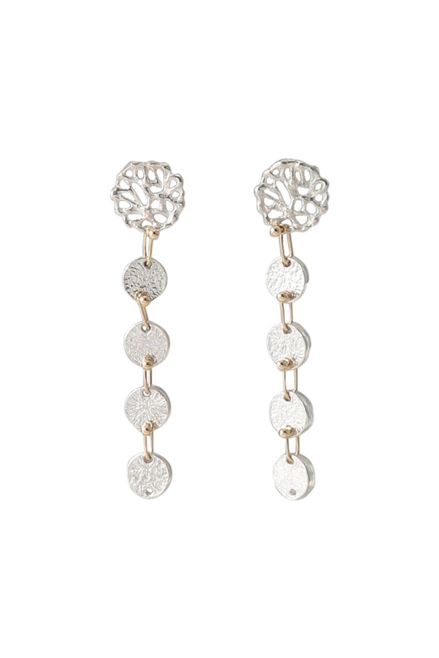 【カオル/KAORU】のALLIUM シルバードロップピアス S インテリア・キッズ・メンズ・レディースファッション・服の通販 founy(ファニー) 　ファッション　Fashion　レディースファッション　Fashion for Women　ジュエリー　Jewelry　ファッションリング　Fashion Rings　イヤリング・フープ・ドロップタイプ　Hoop, Drop & Clip Earrings　イヤリング　Earrings　ドロップ　Drop Shoulder, Dropped Style　エレガント 上品　Elegant　手編み　Hand-Knitted, Handmade Knit　シルバー|ID: prp329100000049472 ipo3291000000035985453