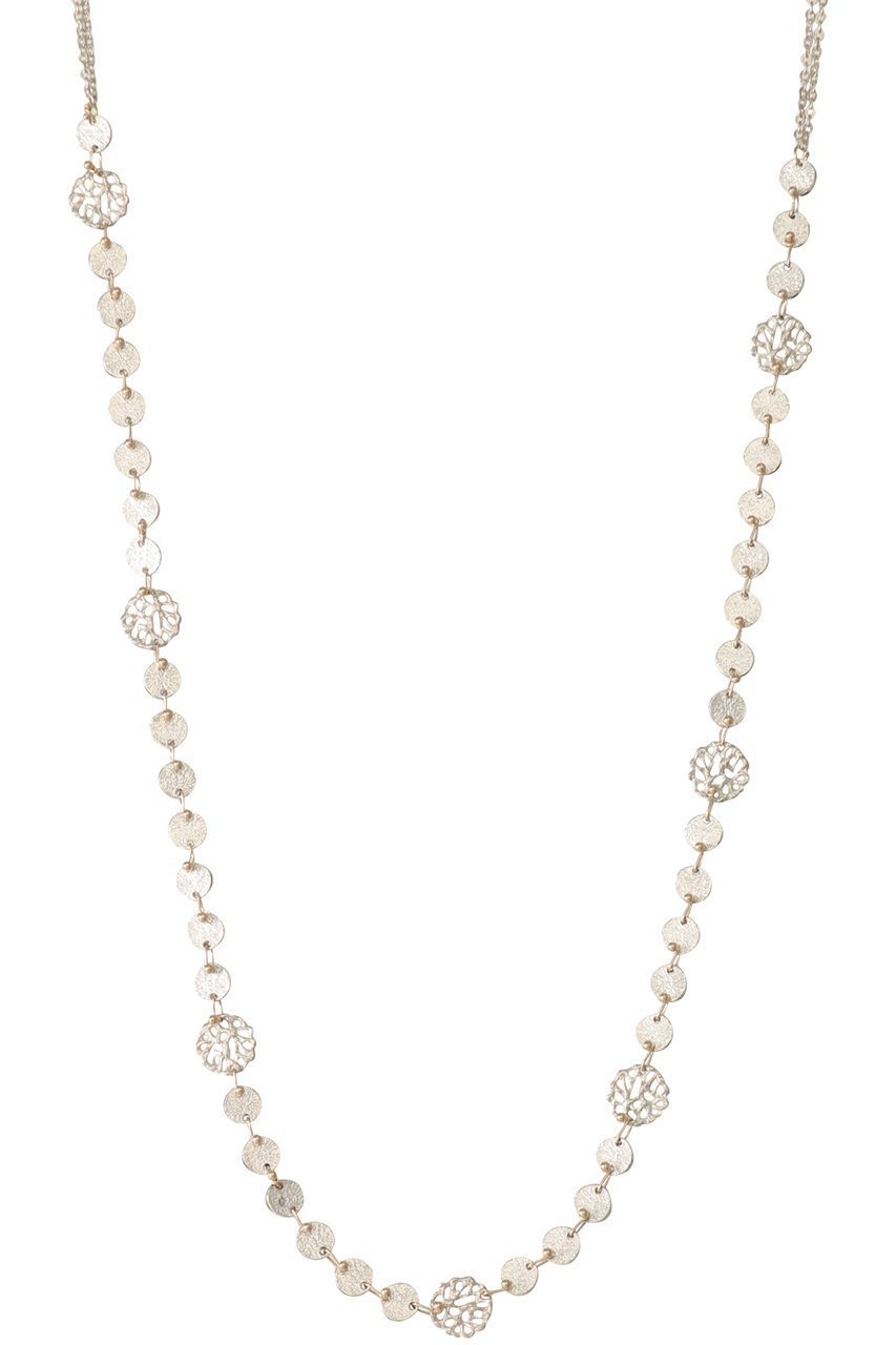 【カオル/KAORU】のALLIUM シルバーネックレス インテリア・キッズ・メンズ・レディースファッション・服の通販 founy(ファニー) 　ファッション　Fashion　レディースファッション　Fashion for Women　ジュエリー　Jewelry　ネックレス　Necklaces & Pendants　シルバー　Silver, Metallic Silver　シンプル　Simple, Minimal　ネックレス　Necklace, Pendant Necklace　モチーフ　Motif, Design Theme　ランダム　Random, Irregular　手編み　Hand-Knitted, Handmade Knit　シルバー|ID: prp329100000049476 ipo3291000000035704921