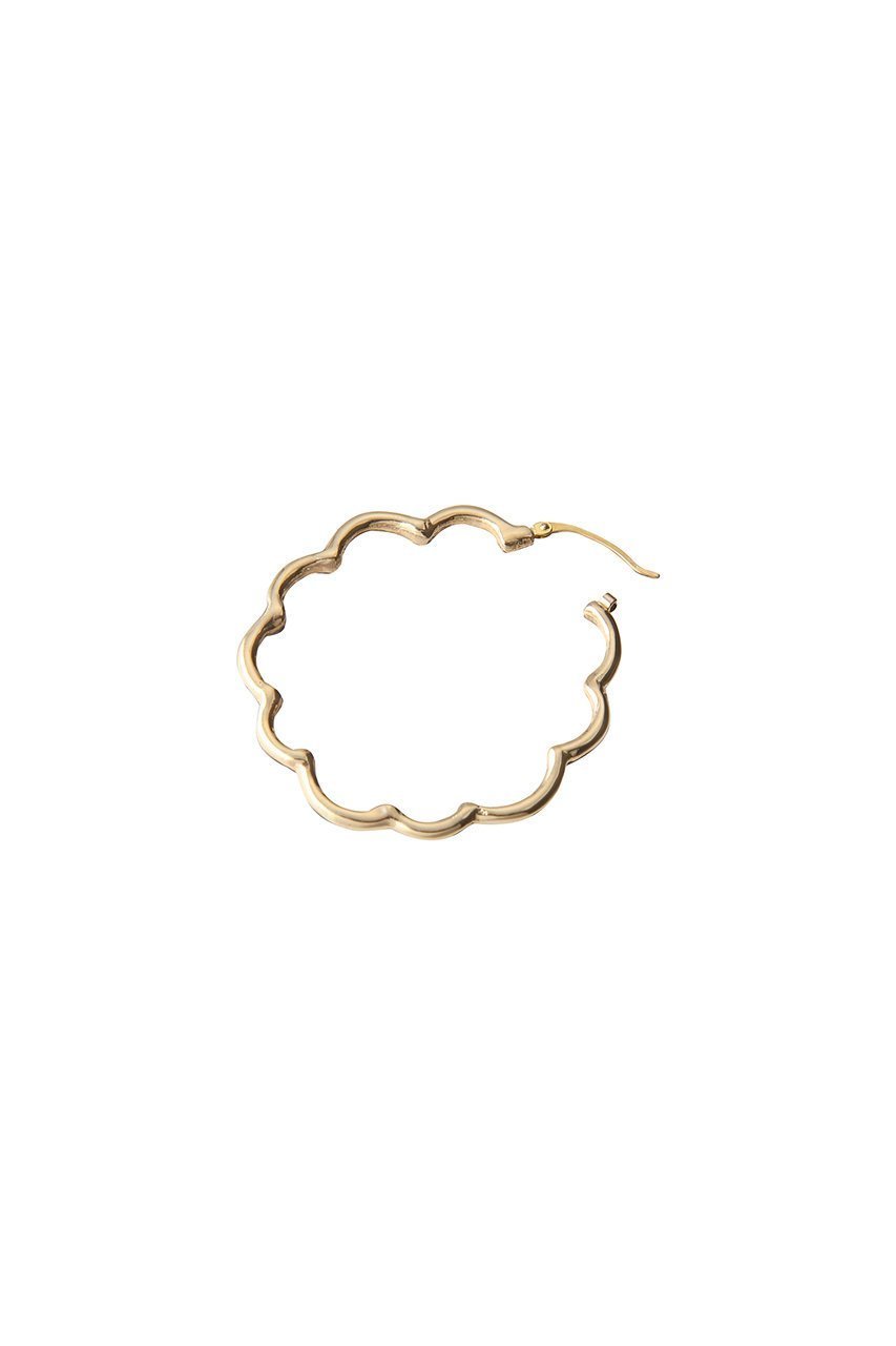 【カオル/KAORU】のMIMOSA K10 ピンクゴールドーフープピアス L 人気、トレンドファッション・服の通販 founy(ファニー) 　ファッション　Fashion　レディースファッション　Fashion for Women　ジュエリー　Jewelry　ファッションリング　Fashion Rings　イヤリング・フープ・ドロップタイプ　Hoop, Drop & Clip Earrings　イヤリング　Earrings　クール　Cool, Chic　フェミニン　Feminine, Girly　フラワー　Flower, Floral　フープ　Hoop, Hoop Earrings　モチーフ　Motif, Design Theme　other-3|ID: prp329100000049516 ipo3291000000035704914