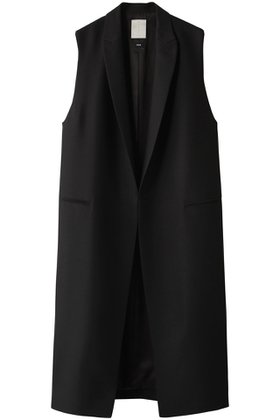 【ハーヴェル スタジオ/HAVEL studio】のウールシルクテーラードロングジレ 人気、トレンドファッション・服の通販 founy(ファニー) ファッション Fashion レディースファッション Fashion for Women アウター Coat / Outerwear Collection レディースジャケット・軽アウター Jackets ショール Shawl, Wrap シルク Silk, 100% Silk ジャケット Jacket, Outerwear ツイル Twist, Twisted Detail ベスト Vest, Waistcoat |ID:prp329100000050858