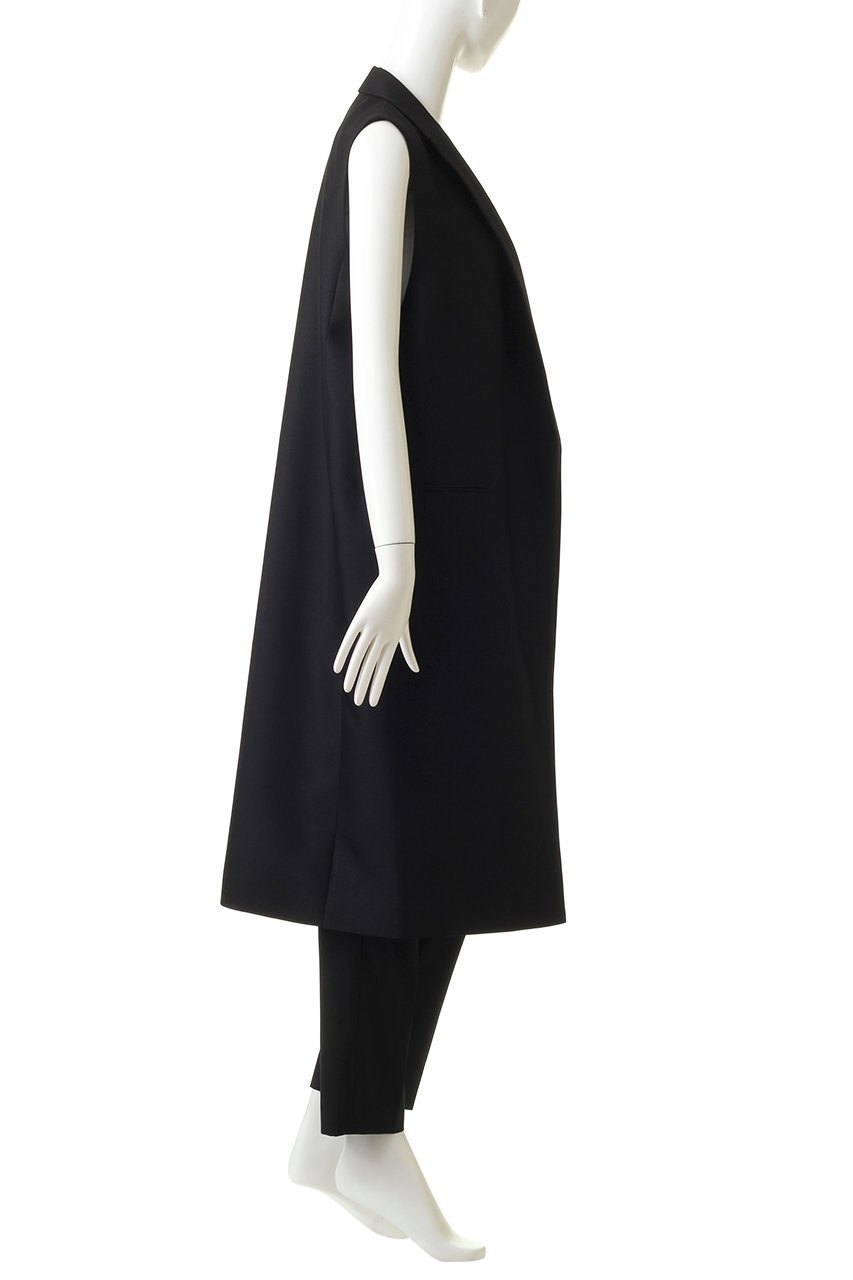 【ハーヴェル スタジオ/HAVEL studio】のウールシルクテーラードロングジレ 人気、トレンドファッション・服の通販 founy(ファニー) ファッション Fashion レディースファッション Fashion for Women アウター Coat / Outerwear Collection レディースジャケット・軽アウター Jackets ショール Shawl, Wrap シルク Silk, 100% Silk ジャケット Jacket, Outerwear ツイル Twist, Twisted Detail ベスト Vest, Waistcoat other-3|ID: prp329100000050858 ipo3291000000032917147