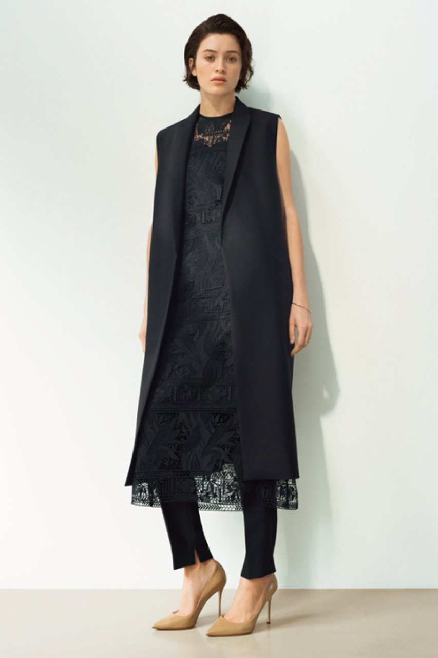 【ハーヴェル スタジオ/HAVEL studio】のウールシルクテーラードロングジレ 人気、トレンドファッション・服の通販 founy(ファニー) ファッション Fashion レディースファッション Fashion for Women アウター Coat / Outerwear Collection レディースジャケット・軽アウター Jackets ショール Shawl, Wrap シルク Silk, 100% Silk ジャケット Jacket, Outerwear ツイル Twist, Twisted Detail ベスト Vest, Waistcoat other-7|ID: prp329100000050858 ipo3291000000032917187