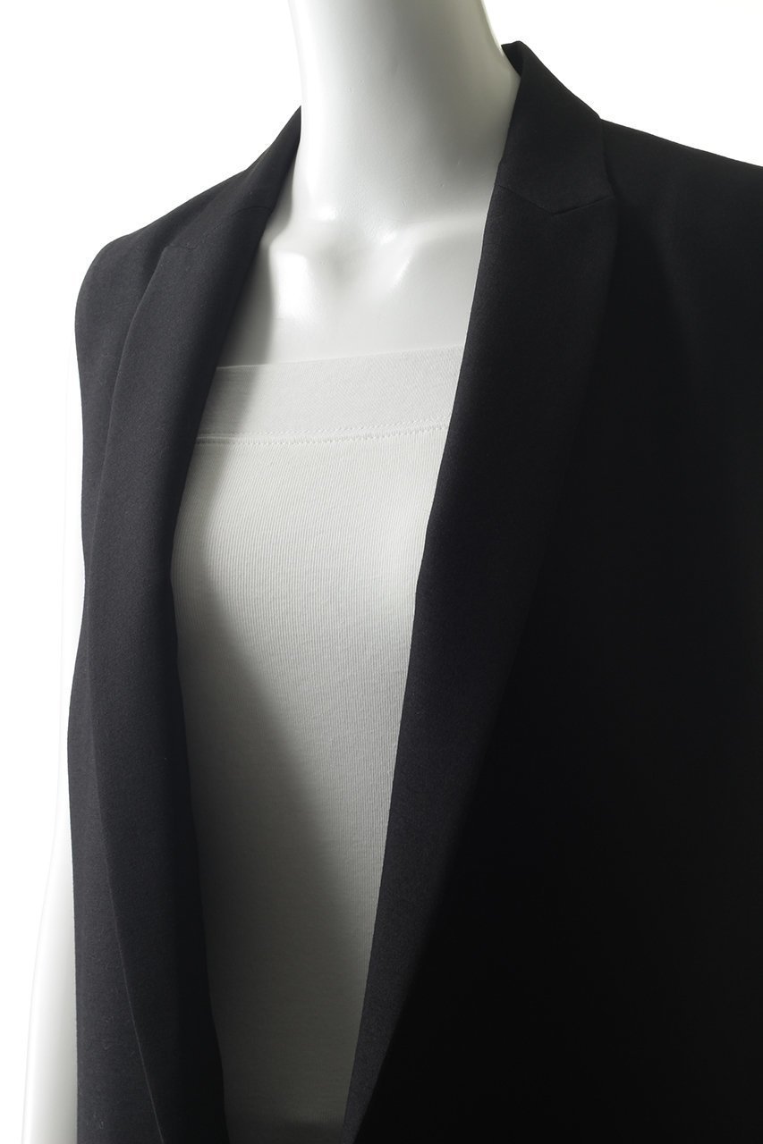 【ハーヴェル スタジオ/HAVEL studio】のウールシルクテーラードロングジレ 人気、トレンドファッション・服の通販 founy(ファニー) 　ファッション　Fashion　レディースファッション　Fashion for Women　アウター　Coat / Outerwear Collection　レディースジャケット・軽アウター　Jackets　ショール　Shawl, Wrap　シルク　Silk, 100% Silk　ジャケット　Jacket, Outerwear　ツイル　Twist, Twisted Detail　ベスト　Vest, Waistcoat　other-5|ID: prp329100000050858 ipo3291000000036699342