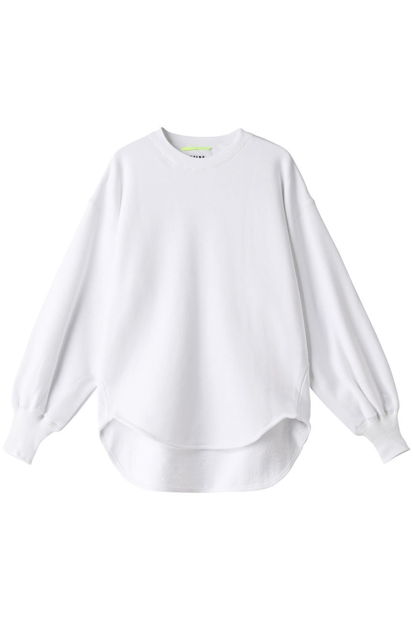 【カルナ/KALNA】のルーズシルエットプルオーバー インテリア・キッズ・メンズ・レディースファッション・服の通販 founy(ファニー) 　ファッション　Fashion　レディースファッション　WOMEN　トップス・カットソー　Tops/Tshirt　シャツ/ブラウス　Shirts/Blouses　ロング / Tシャツ　T-Shirts　プルオーバー　Pullover　カットソー　Cut and Sewn　スリーブ　Sleeve　ロング　Long　ホワイト|ID: prp329100000052145 ipo3291000000019223461