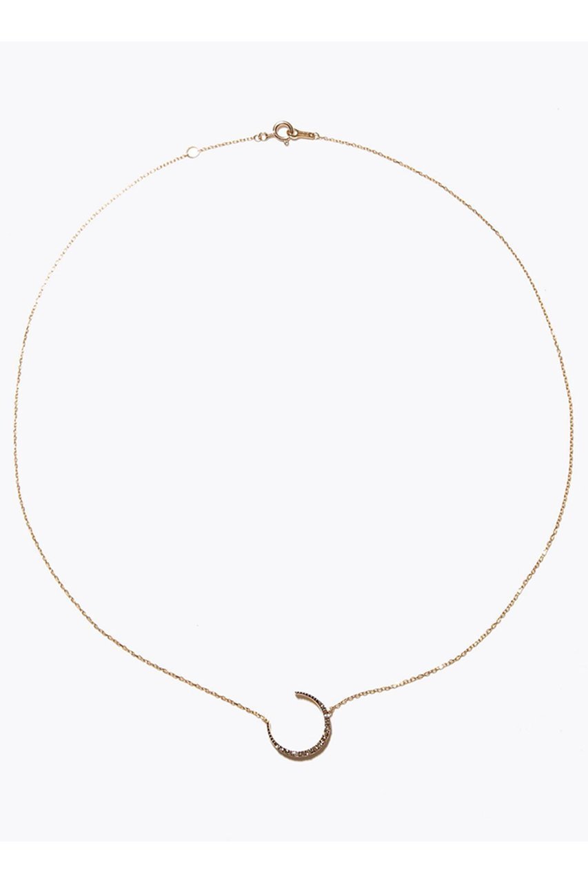 【アルティーダ ウード/ARTIDA OUD】の[glimmer] ニュームーン パヴェダイヤモンド ネックレス 人気、トレンドファッション・服の通販 founy(ファニー) 　ファッション　Fashion　レディースファッション　Fashion for Women　ジュエリー　Jewelry　ネックレス　Necklaces & Pendants　アシンメトリー　Asymmetrical Style　コーティング　Coating, Coated Finish　シルバー　Silver, Metallic Silver　ダイヤモンド　Diamond, Brilliant Cut　チェーン　Chain, Chain Strap　ネックレス　Necklace, Pendant Necklace　モチーフ　Motif, Design Theme　エレガント 上品　Elegant　 other-1|ID: prp329100000828909 ipo3291000000035786315