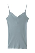 【ハンロ/HANRO】のCOTTON SEAMLESS キャミソール トルマリンブルー|ID: prp329100000854888 ipo3291000000034554942