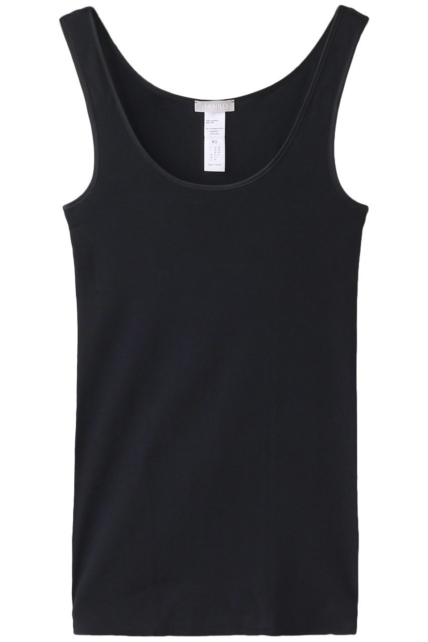 【ハンロ/HANRO】のCOTTON SEAMLESS タンクトップ インテリア・キッズ・メンズ・レディースファッション・服の通販 founy(ファニー) 　ファッション　Fashion　レディースファッション　Fashion for Women　下着・ランジェリー　Lingerie & Intimates　その他ランジェリー・インナーアイテム　Other Lingerie / Intimates　インナー　Innerwear　シルク　Silk, 100% Silk　シルケット　Silket, Silky Cotton　タンク　Tank Top, Sleeveless Top　ランジェリー　Lingerie, Intimate Wear　人気　Popular, Best Seller　定番　Standard, Basic Item　ブラック|ID: prp329100000854892 ipo3291000000034554909
