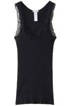 【ハンロ/HANRO】のLACE DELIGHTタンクトップ ブラック|ID: prp329100000854911 ipo3291000000036174120