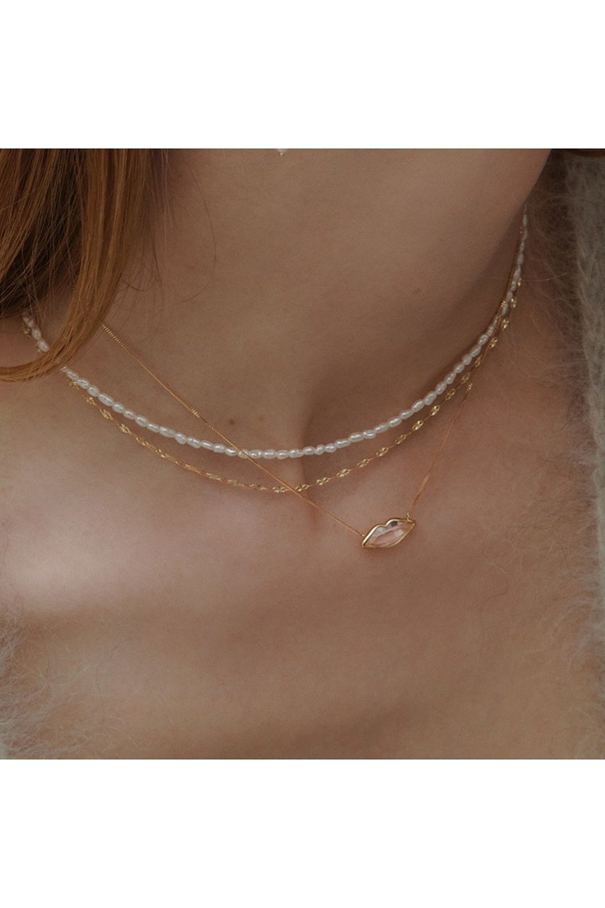 【ルボンボン/les bonbon】のlip ピンクゴールドネックレス 人気、トレンドファッション・服の通販 founy(ファニー) 　ファッション　Fashion　レディースファッション　Fashion for Women　ジュエリー　Jewelry　ネックレス　Necklaces & Pendants　コレクション　Collection, Seasonal Line　ネックレス　Necklace, Pendant Necklace　フェミニン　Feminine, Girly　フォルム　Silhouette, Form　モチーフ　Motif, Design Theme　リップ　Lip, Lip Motif　other-2|ID: prp329100000860872 ipo3291000000035550456