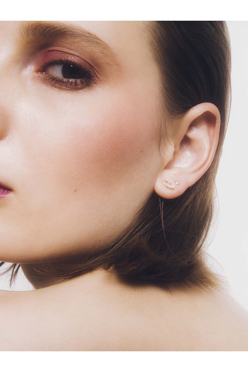 【ルボンボン/les bonbon】のpetite lip イエローゴールドピアス 人気、トレンドファッション・服の通販 founy(ファニー) 　ファッション　Fashion　レディースファッション　Fashion for Women　ジュエリー　Jewelry　ファッションリング　Fashion Rings　イヤリング・フープ・ドロップタイプ　Hoop, Drop & Clip Earrings　イエロー　Yellow　イヤリング　Earrings　コレクション　Collection, Seasonal Line　フェミニン　Feminine, Girly　フォルム　Silhouette, Form　モチーフ　Motif, Design Theme　リップ　Lip, Lip Motif　other-2|ID: prp329100000860876 ipo3291000000035797330