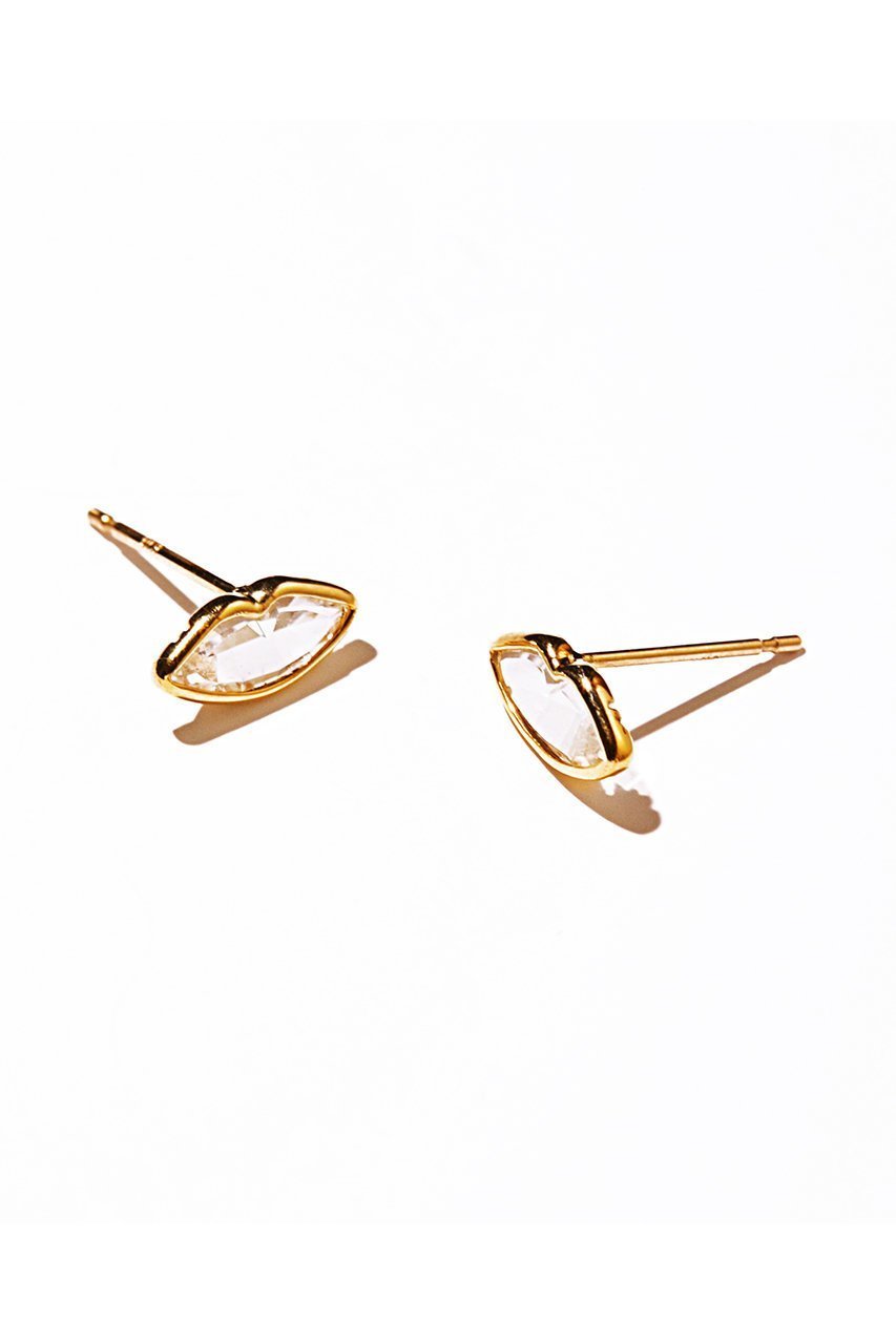 【ルボンボン/les bonbon】のpetite lip イエローゴールドピアス 人気、トレンドファッション・服の通販 founy(ファニー) 　ファッション　Fashion　レディースファッション　Fashion for Women　ジュエリー　Jewelry　ファッションリング　Fashion Rings　イヤリング・フープ・ドロップタイプ　Hoop, Drop & Clip Earrings　イエロー　Yellow　イヤリング　Earrings　コレクション　Collection, Seasonal Line　フェミニン　Feminine, Girly　フォルム　Silhouette, Form　モチーフ　Motif, Design Theme　リップ　Lip, Lip Motif　other-3|ID: prp329100000860876 ipo3291000000035797333