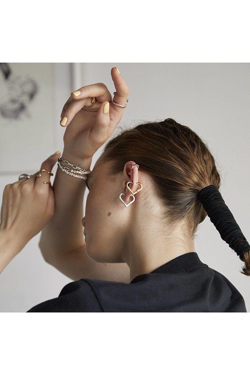 【ノウハウ/KNOWHOW】のHeart イヤーカフ(片耳用) 人気、トレンドファッション・服の通販 founy(ファニー) 　ファッション　Fashion　レディースファッション　Fashion for Women　ジュエリー　Jewelry　ファッションリング　Fashion Rings　イヤリング・フープ・ドロップタイプ　Hoop, Drop & Clip Earrings　ユニセックス　Unisex, Genderless　おすすめ　Recommended / Our Picks　イヤリング　Earrings　イヤーカフ　Ear Cuffs　エレガント 上品　Elegant　片耳　One-Ear, Single Earring　other-2|ID: prp329100000900064 ipo3291000000036094089
