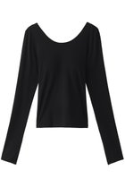 【ジュリエ/Julier】のエアウォームバッククロスロングスリーブ ブラック|ID: prp329100000912757 ipo3291000000035335416