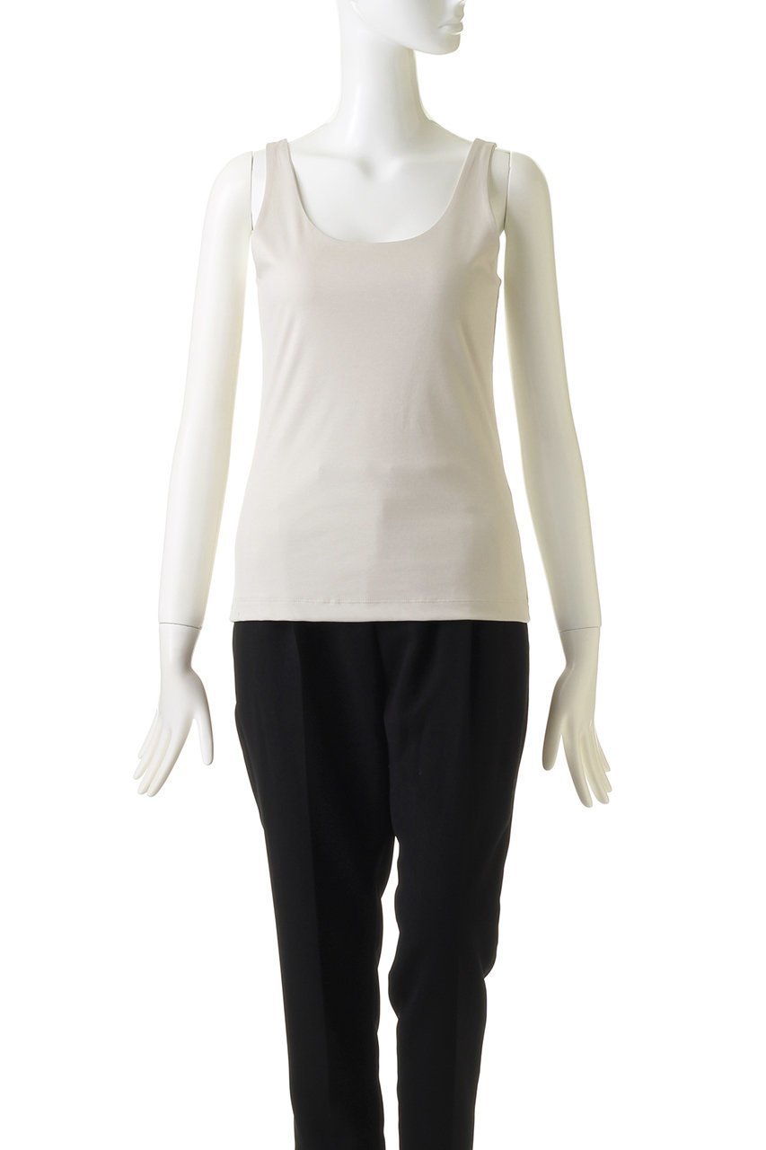 【エブール/ebure】のハイツイストスムース ノースリーブカットソー 人気、トレンドファッション・服の通販 founy(ファニー) 　ファッション　Fashion　レディースファッション　Fashion for Women　トップス・カットソー　Cut & Sew Tops　キャミソール&ノースリーブ　Camisoles & Sleeveless Tops　シャツ・ブラウス・オフィスカジュアル　Elegant Blouses & Button-Ups　ロングTシャツ・Tシャツ　Longline T-Shirts & Tees　カットソー・ベーシックTシャツ　Cut-and-Sewn Tops / Stretch Tees & Basics　イタリア　Italy　キャミソール　Camisole, Spaghetti Strap Top　シンプル　Simple, Minimal　ストレッチ　Stretch, Stretchy Fabric　タンク　Tank Top, Sleeveless Top　ノースリーブ　Sleeveless, No-Sleeve　フィット　Fit, Slim Fit　ベーシック　Basic, Essential　再入荷　Restock / Back in Stock　定番　Standard, Basic Item　other-2|ID: prp329100000974817 ipo3291000000035791566