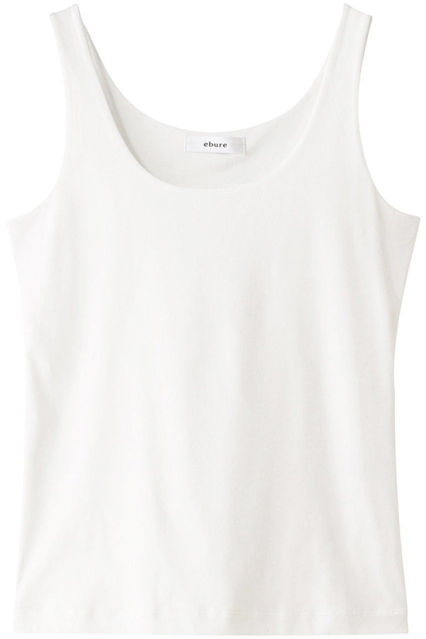 【エブール/ebure】のハイツイストスムース ノースリーブカットソー インテリア・キッズ・メンズ・レディースファッション・服の通販 founy(ファウニー) ファッション Fashion レディースファッション Fashion for Women トップス・カットソー Cut & Sew Tops キャミソール&ノースリーブ Camisoles & Sleeveless Tops シャツ・ブラウス・オフィスカジュアル Elegant Blouses & Button-Ups ロングTシャツ・Tシャツ Longline T-Shirts & Tees カットソー・ベーシックTシャツ Cut-and-Sewn Tops / Stretch Tees & Basics イタリア Italy キャミソール Camisole, Spaghetti Strap Top シンプル Simple, Minimal ストレッチ Stretch, Stretchy Fabric タンク Tank Top, Sleeveless Top ノースリーブ Sleeveless, No-Sleeve フィット Fit, Slim Fit ベーシック Basic, Essential 定番 Standard, Basic Item ホワイト|ID: prp329100000974817 ipo3291000000037005337