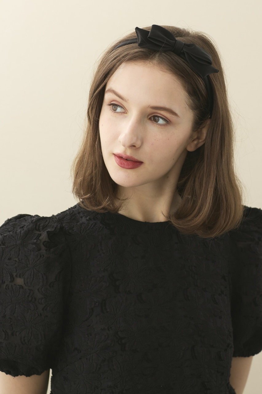 【アレクサンドル ドゥ パリ/ALEXANDRE DE PARIS】のTIMELESS SATIN サイドリボンカチューシャ 人気、トレンドファッション・服の通販 founy(ファニー) 　ファッション　Fashion　レディースファッション　Fashion for Women　シュシュ&ヘアアクセ/ヘアアレンジ　Scrunchies & Hair Accessories　アクセサリー　Fashion Accessories　サテン　Satin, Glossy Fabric　シンプル　Simple, Minimal　リボン　Ribbon, Bow　other-6|ID: prp329100001048561 ipo3291000000032866793