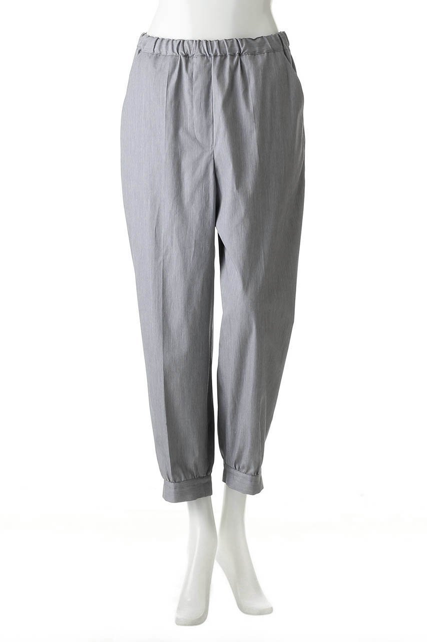 【プレインピープル/PLAIN PEOPLE】のコットンストライプ裾カフステーパードパンツ 人気、トレンドファッション・服の通販 founy(ファニー) 　ファッション　Fashion　レディースファッション　Fashion for Women　パンツ　Pants & Trousers　カフス　Cuff Design　クロップド　Cropped, Short Length　シンプル　Simple, Minimal　ストライプ　Stripe, Striped Pattern　フェミニン　Feminine, Girly　定番　Standard, Basic Item　other-2|ID: prp329100001053638 ipo3291000000036011147