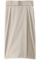 【マルティニーク/martinique】のベルテッドタイトスカート ベージュ|ID: prp329100001053639 ipo3291000000035814729