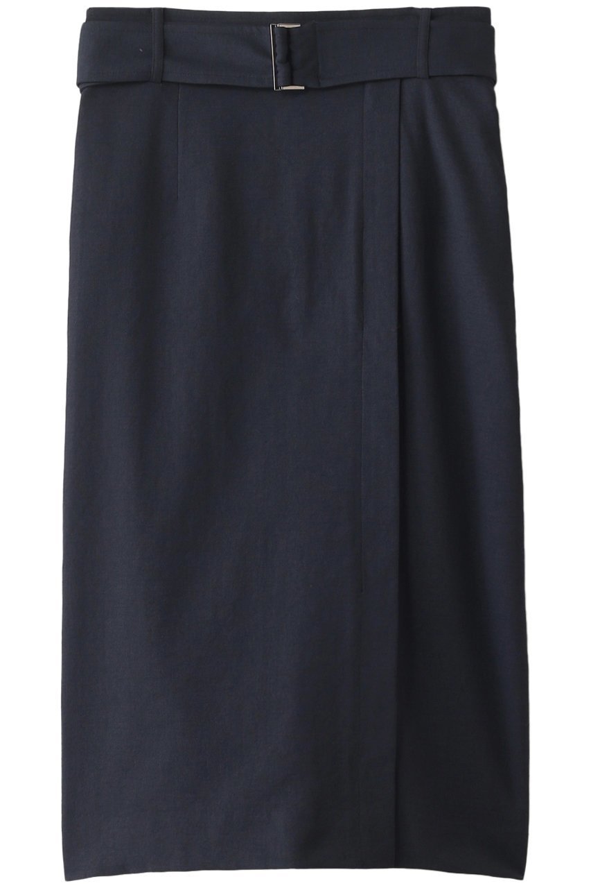 【マルティニーク/martinique】のベルテッドタイトスカート インテリア・キッズ・メンズ・レディースファッション・服の通販 founy(ファニー) 　ファッション　Fashion　レディースファッション　Fashion for Women　スカート　Skirts　タイトスカート　Pencil Skirt, Tight Skirt　ベーシック　Basic, Essential　夏　Summer　定番　Standard, Basic Item　春　Spring　S/S・春夏　SS, Spring/Summer, Warm Season　ネイビー|ID: prp329100001053639 ipo3291000000036752852