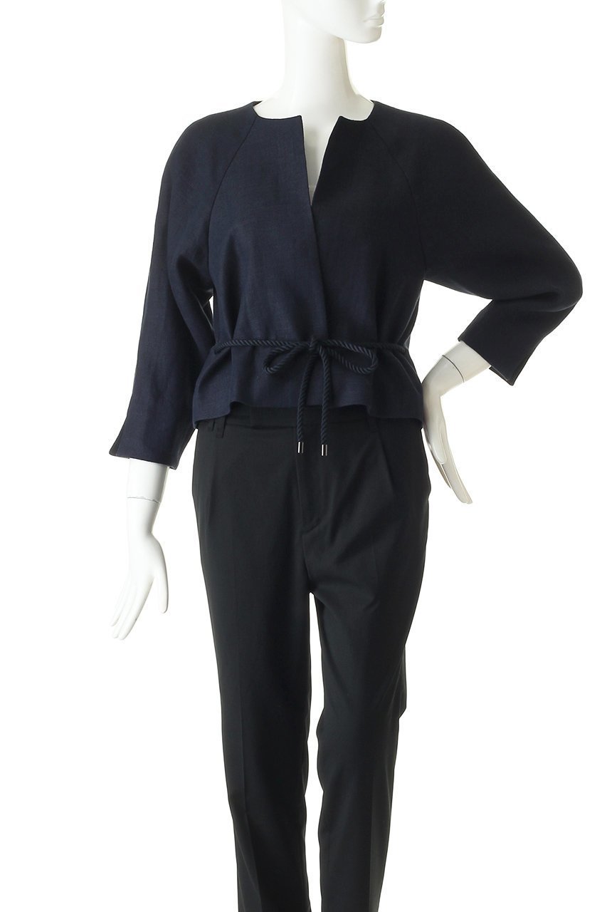 【プレインピープル/PLAIN PEOPLE】のベビーリネンノーカラージャケット 人気、トレンドファッション・服の通販 founy(ファニー) 　ファッション　Fashion　レディースファッション　WOMEN　アウター　Coat Outerwear　ジャケット　Jackets　ノーカラージャケット　No Collar Leather Jackets　ジャケット　Jacket　リネン　Linen　エレガント 上品　Elegant　other-2|ID: prp329100001053648 ipo3291000000031410272