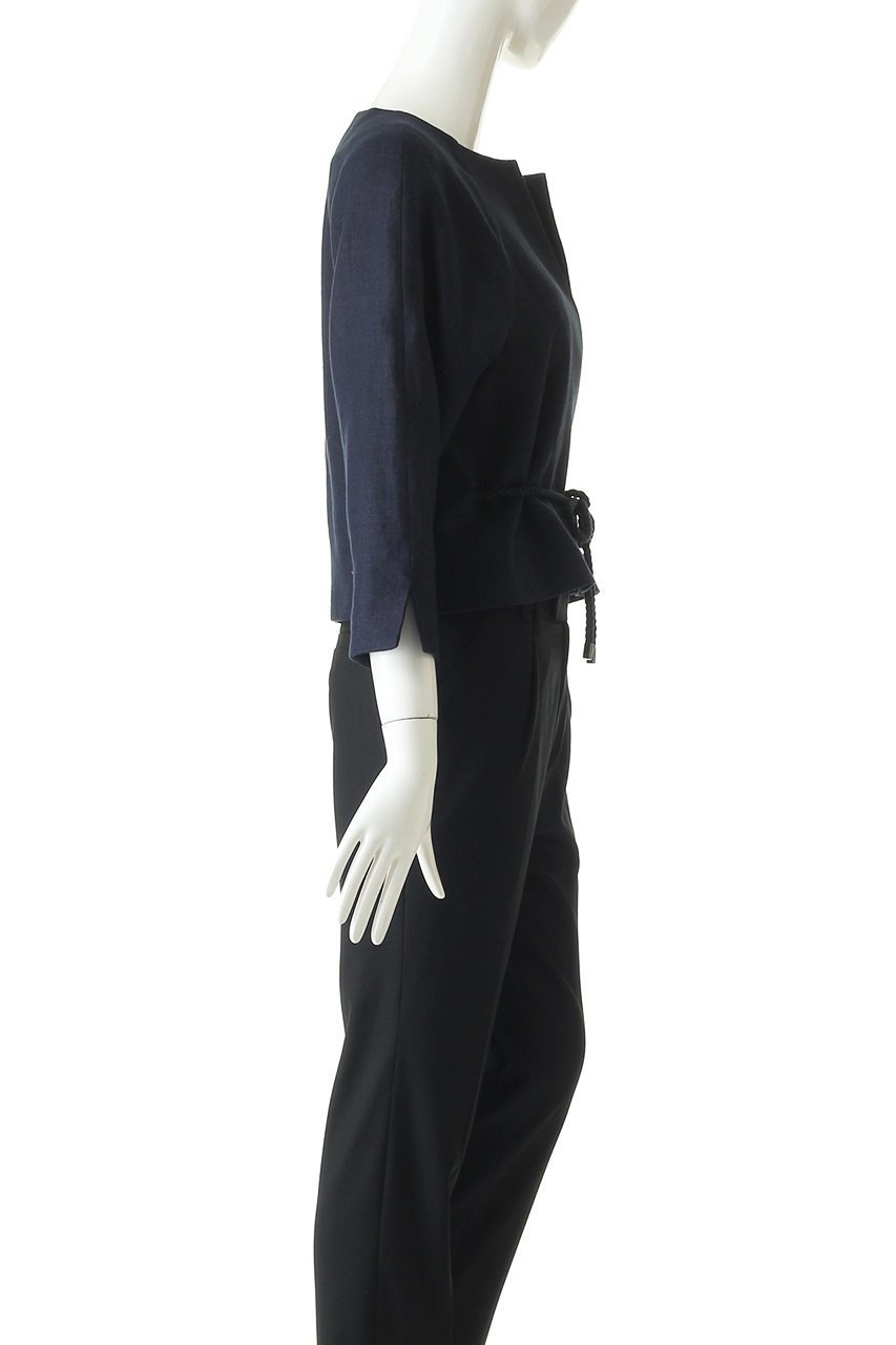 【プレインピープル/PLAIN PEOPLE】のベビーリネンノーカラージャケット 人気、トレンドファッション・服の通販 founy(ファニー) 　ファッション　Fashion　レディースファッション　WOMEN　アウター　Coat Outerwear　ジャケット　Jackets　ノーカラージャケット　No Collar Leather Jackets　ジャケット　Jacket　リネン　Linen　エレガント 上品　Elegant　other-3|ID: prp329100001053648 ipo3291000000031410274