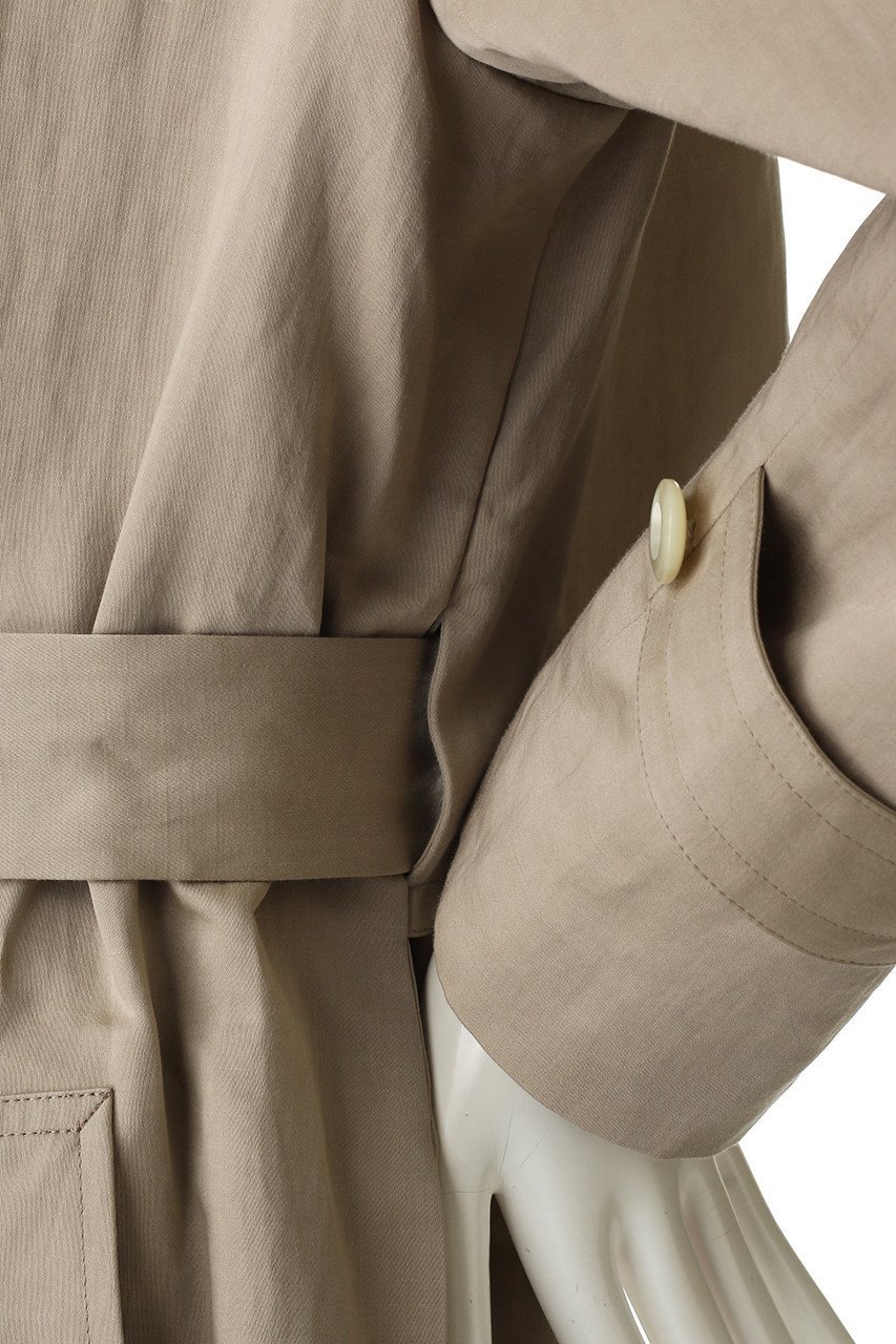 【マルティニーク/martinique】の【CURRENTAGE】コットンリネンサテンコート 人気、トレンドファッション・服の通販 founy(ファニー) 　ファッション　Fashion　レディースファッション　Fashion for Women　アウター　Coat / Outerwear Collection　コート・ロングコート・ピーコート　Long Coats, Peacoats & More　シンプル　Simple, Minimal　スリット　Slit, Slit Detail　トレンド　Trend, Trending Now　リネン　Linen, Linen Fabric　リボン　Ribbon, Bow　ロング　Long, Long-Length　定番　Standard, Basic Item　other-6|ID: prp329100001053733 ipo3291000000035824367