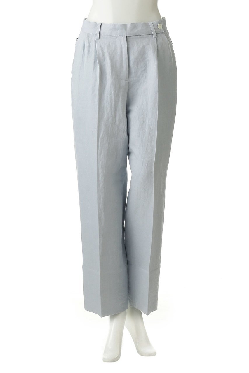 【プレインピープル/PLAIN PEOPLE】のコットンヘンプサテンタックテーパードパンツ 人気、トレンドファッション・服の通販 founy(ファニー) 　ファッション　Fashion　レディースファッション　WOMEN　パンツ　Pants　センター　Center　other-2|ID: prp329100001054131 ipo3291000000031428160