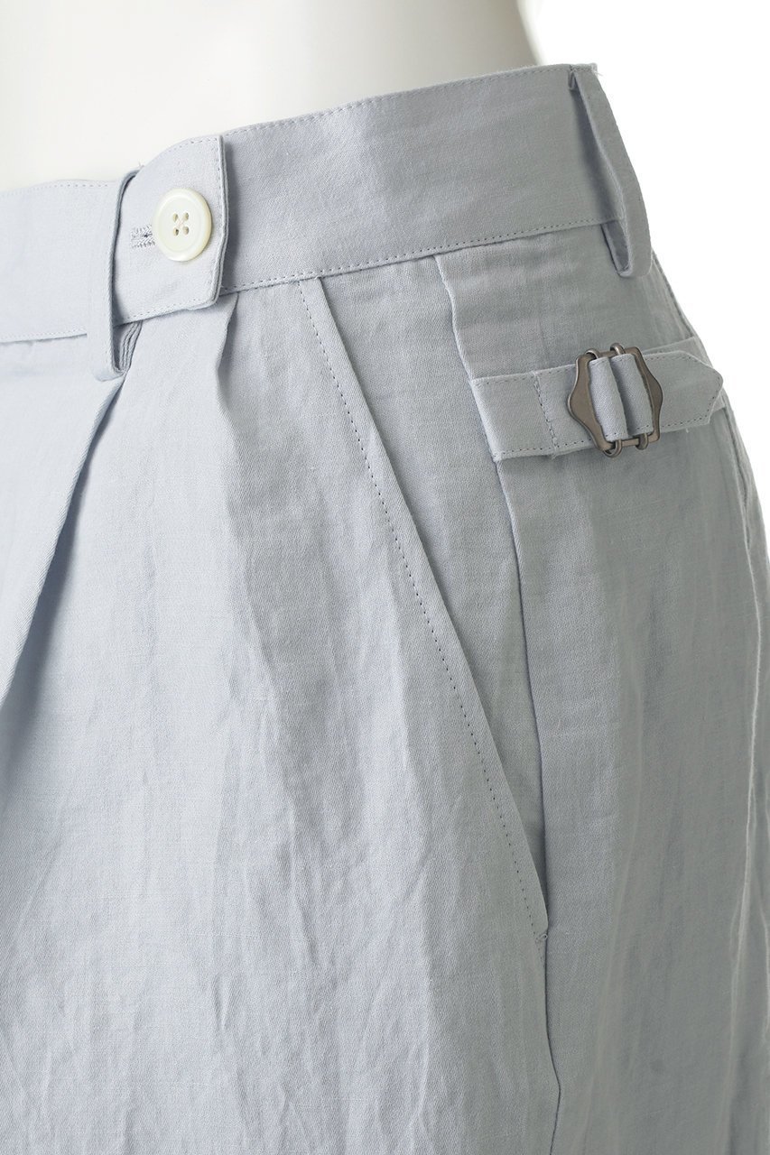 【プレインピープル/PLAIN PEOPLE】のコットンヘンプサテンタックテーパードパンツ 人気、トレンドファッション・服の通販 founy(ファニー) 　ファッション　Fashion　レディースファッション　WOMEN　パンツ　Pants　センター　Center　other-5|ID: prp329100001054131 ipo3291000000031428166