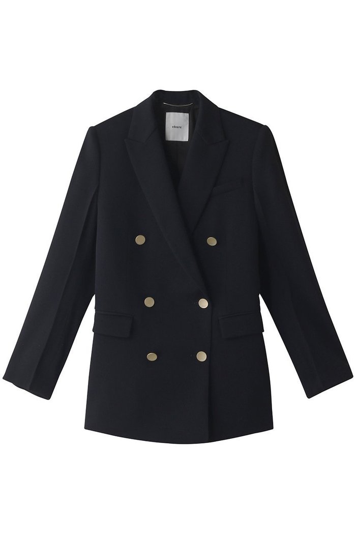 【エブール/ebure】のライトドライウール 6釦ダブルジャケット インテリア・キッズ・メンズ・レディースファッション・服の通販 founy(ファニー) https://founy.com/ ファッション Fashion レディースファッション Fashion for Women アウター Coat / Outerwear Collection レディースジャケット・軽アウター Jackets シンプル Simple, Minimal ジャケット Jacket, Outerwear ダブル Double, Double-Breasted エレガント 上品 Elegant 定番 Standard, Basic Item |ID: prp329100001080833 ipo3291000000036796794